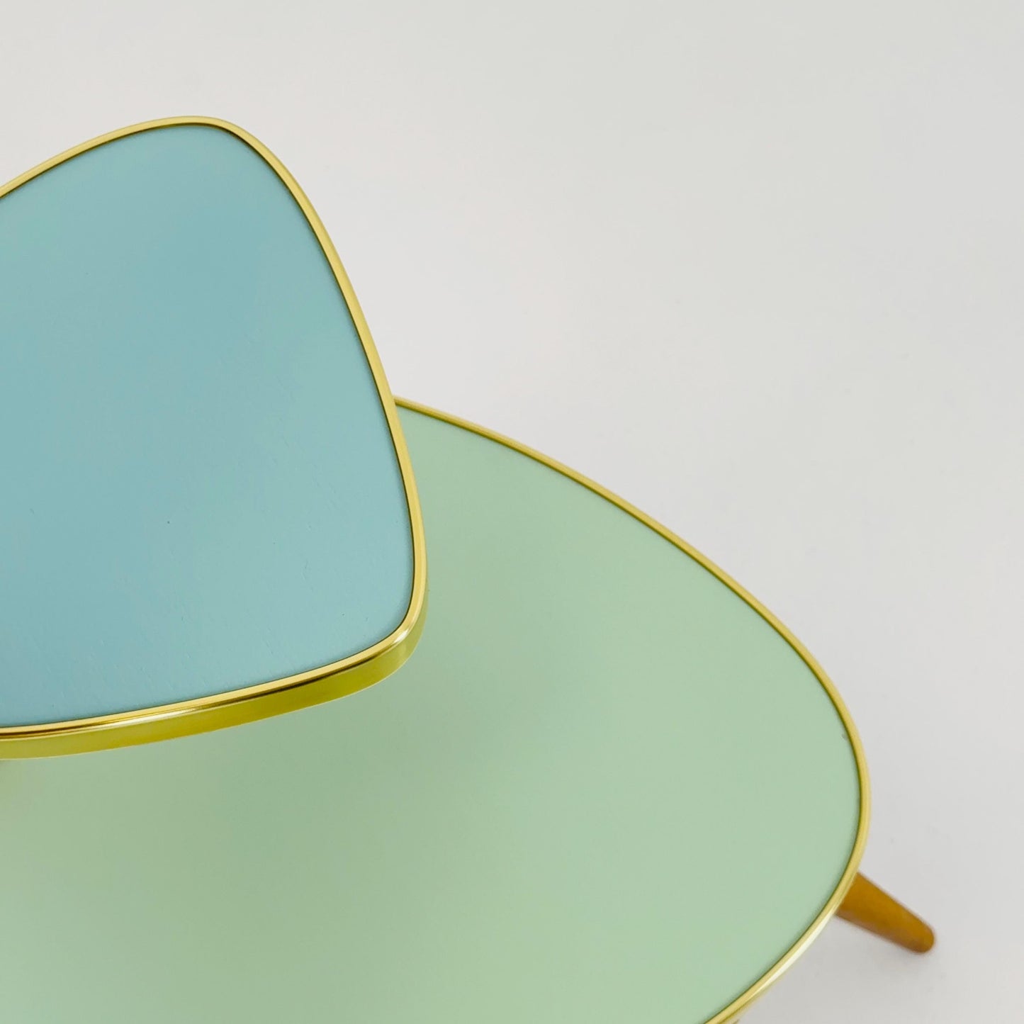 BIG German Plant Stand, Colorful Vintage Mid-Century Minimalist Indoor Plant Stand Side Table Retro flower table