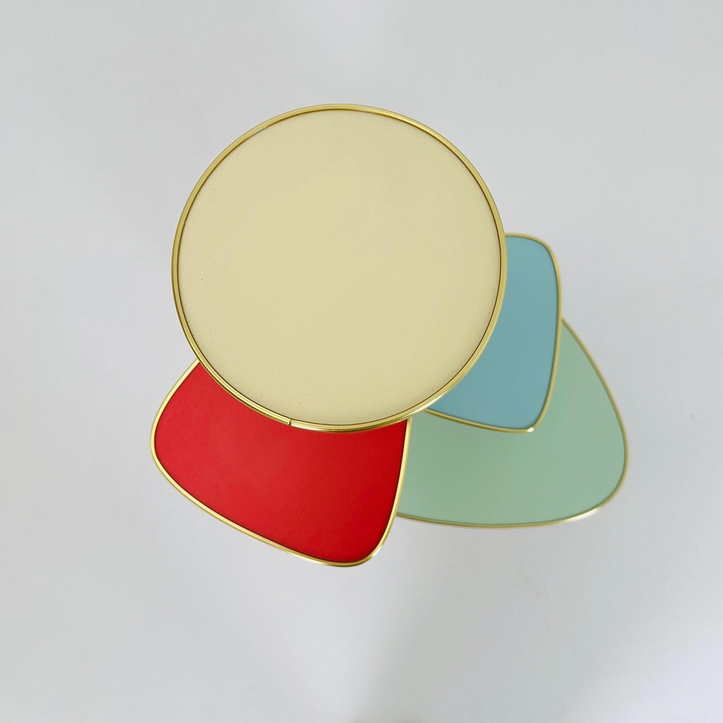 BIG German Plant Stand, Colorful Vintage Mid-Century Minimalist Indoor Plant Stand Side Table Retro flower table