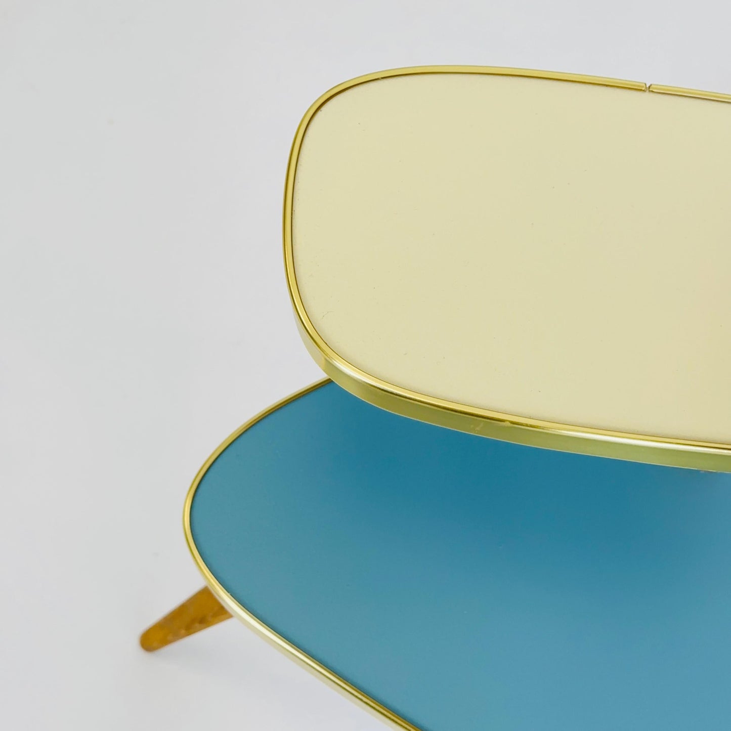 BIG German Plant Stand, Colorful Vintage Mid-Century Minimalist Indoor Plant Stand Side Table Retro flower table