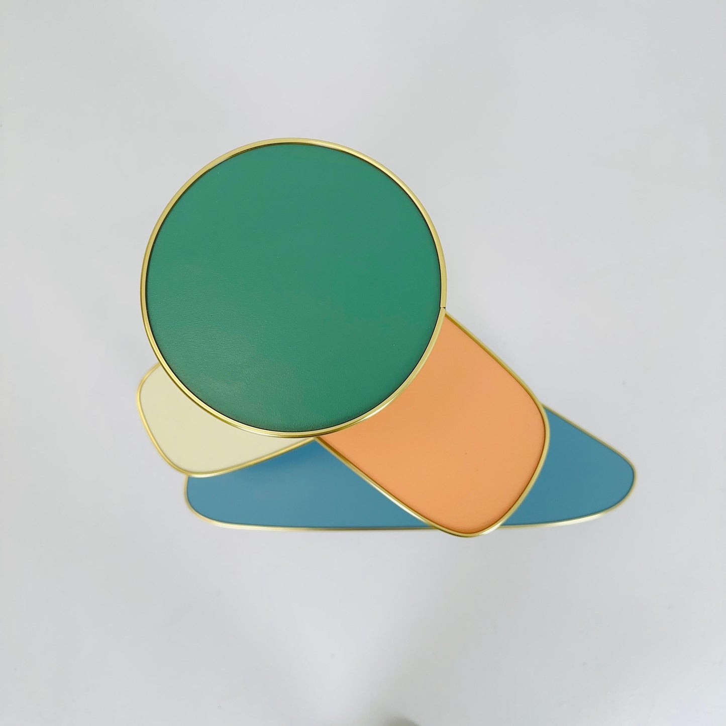 BIG German Plant Stand, Colorful Vintage Mid-Century Minimalist Indoor Plant Stand Side Table Retro flower table