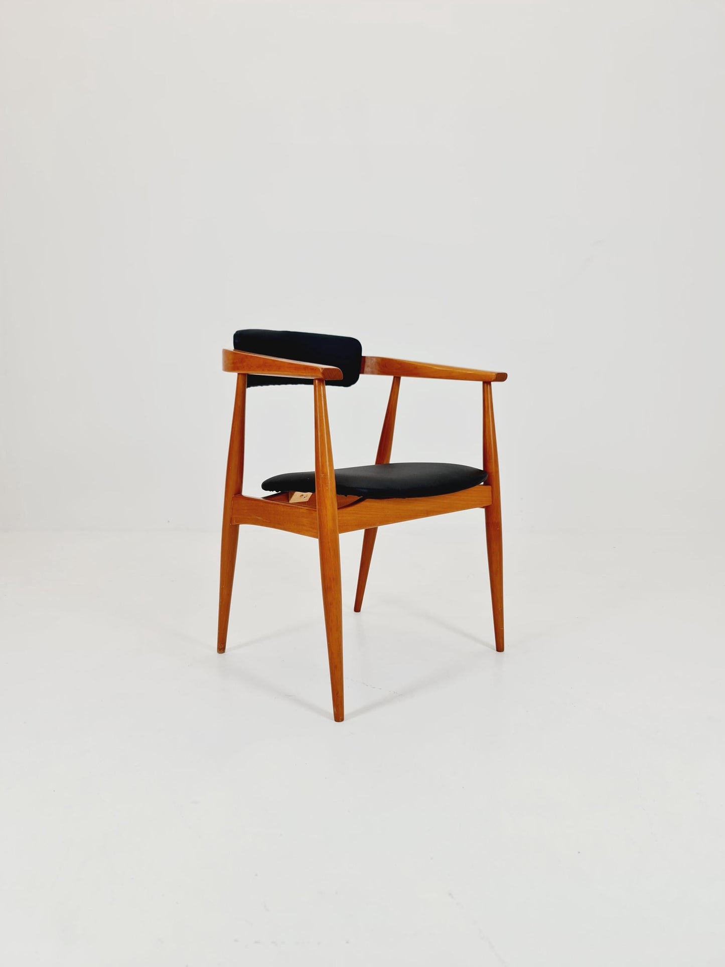 Mid Century German leather chair by Lübke, 1960s