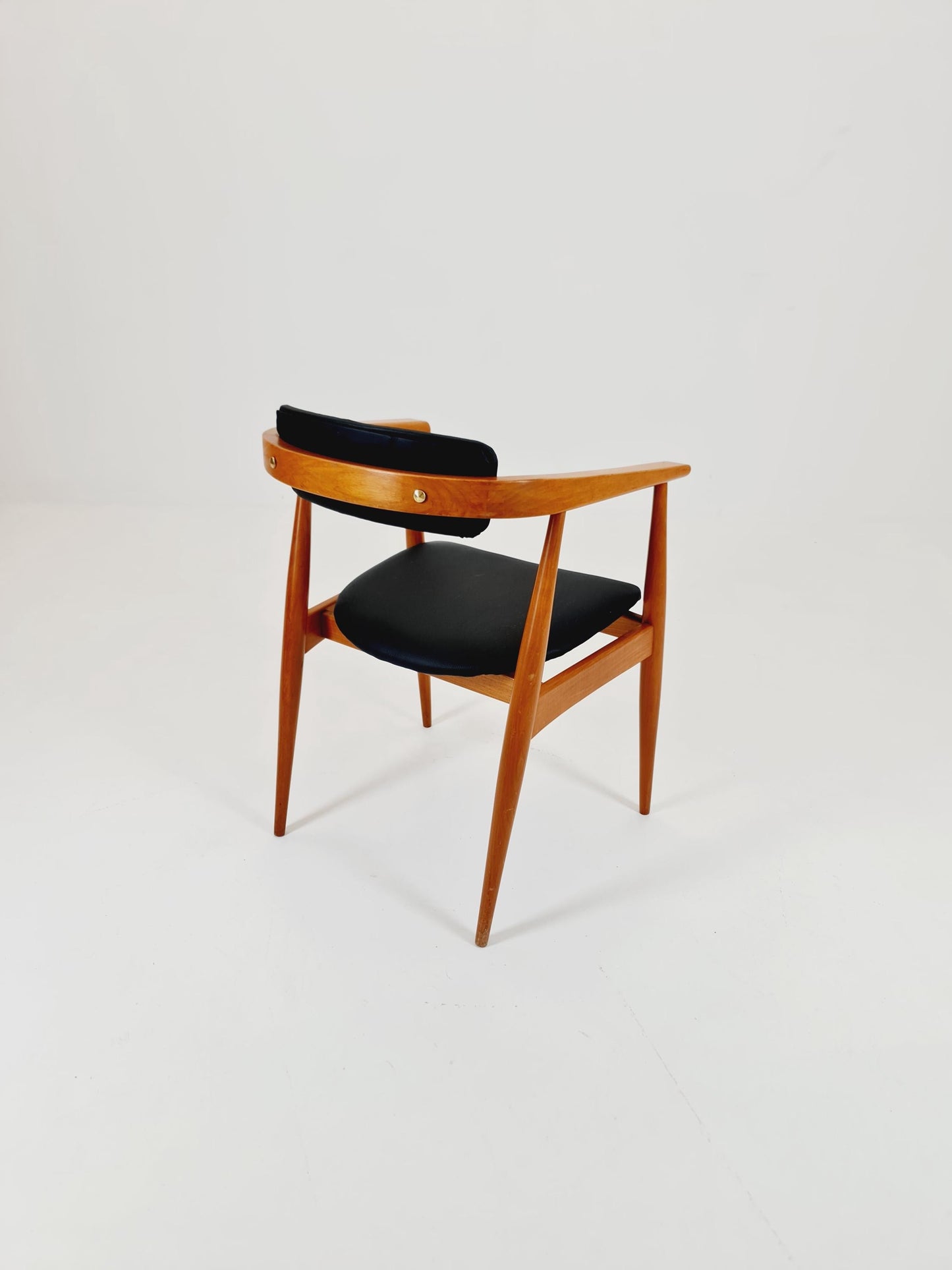Mid Century German leather chair by Lübke, 1960s