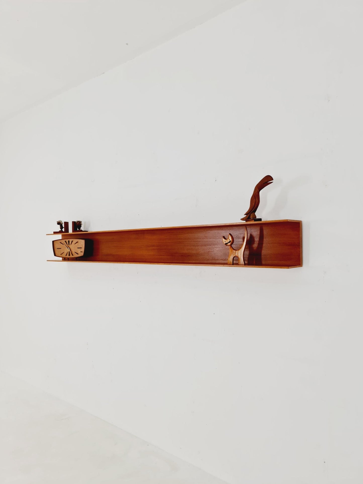 Long German Wilheilm Renz for Walter Renz hanging shelf, 1960s