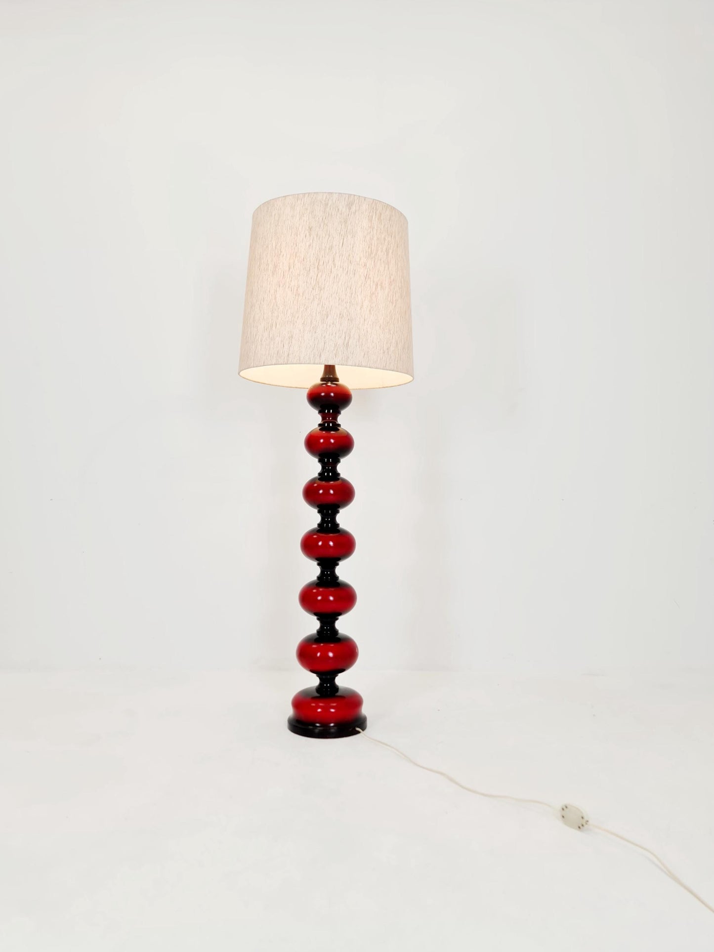 Rare Midcentury Ceramic German floor lamp by Kaiser Leuchten , 1960s