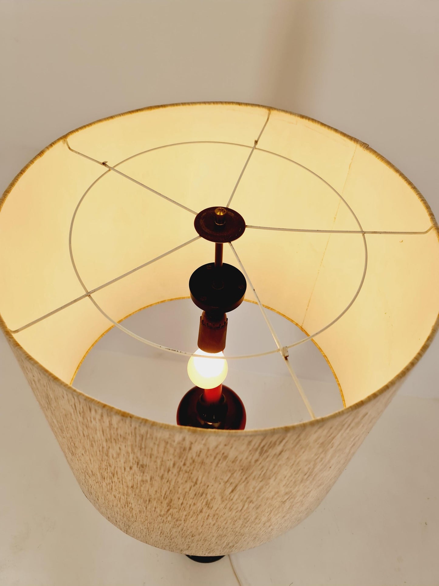 Rare Midcentury Ceramic German floor lamp by Kaiser Leuchten , 1960s