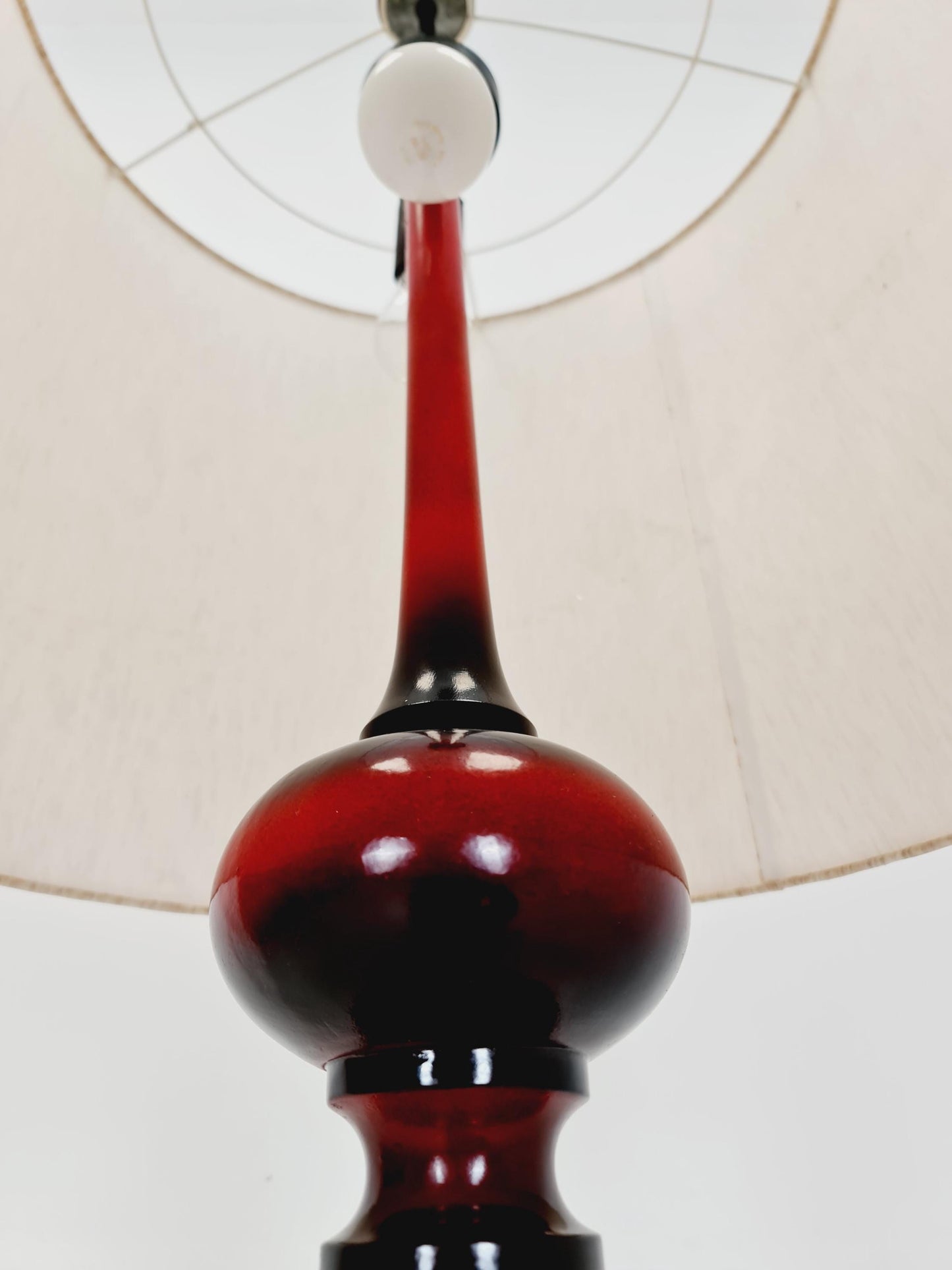 Rare Midcentury Ceramic German floor lamp by Kaiser Leuchten , 1960s