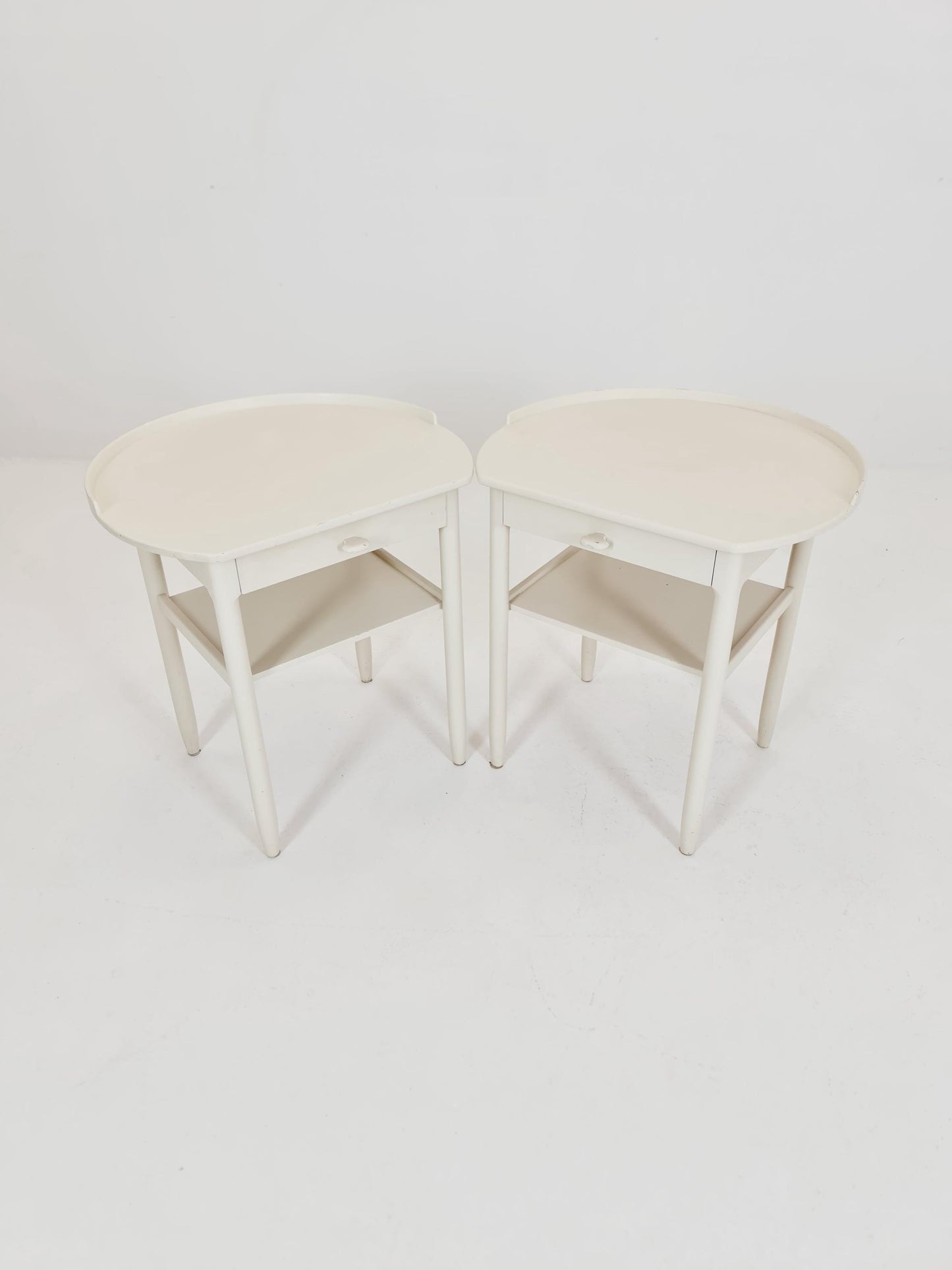 Swedish nightstands mid century design by Bertil Fridhagen for Bodafors ,1960