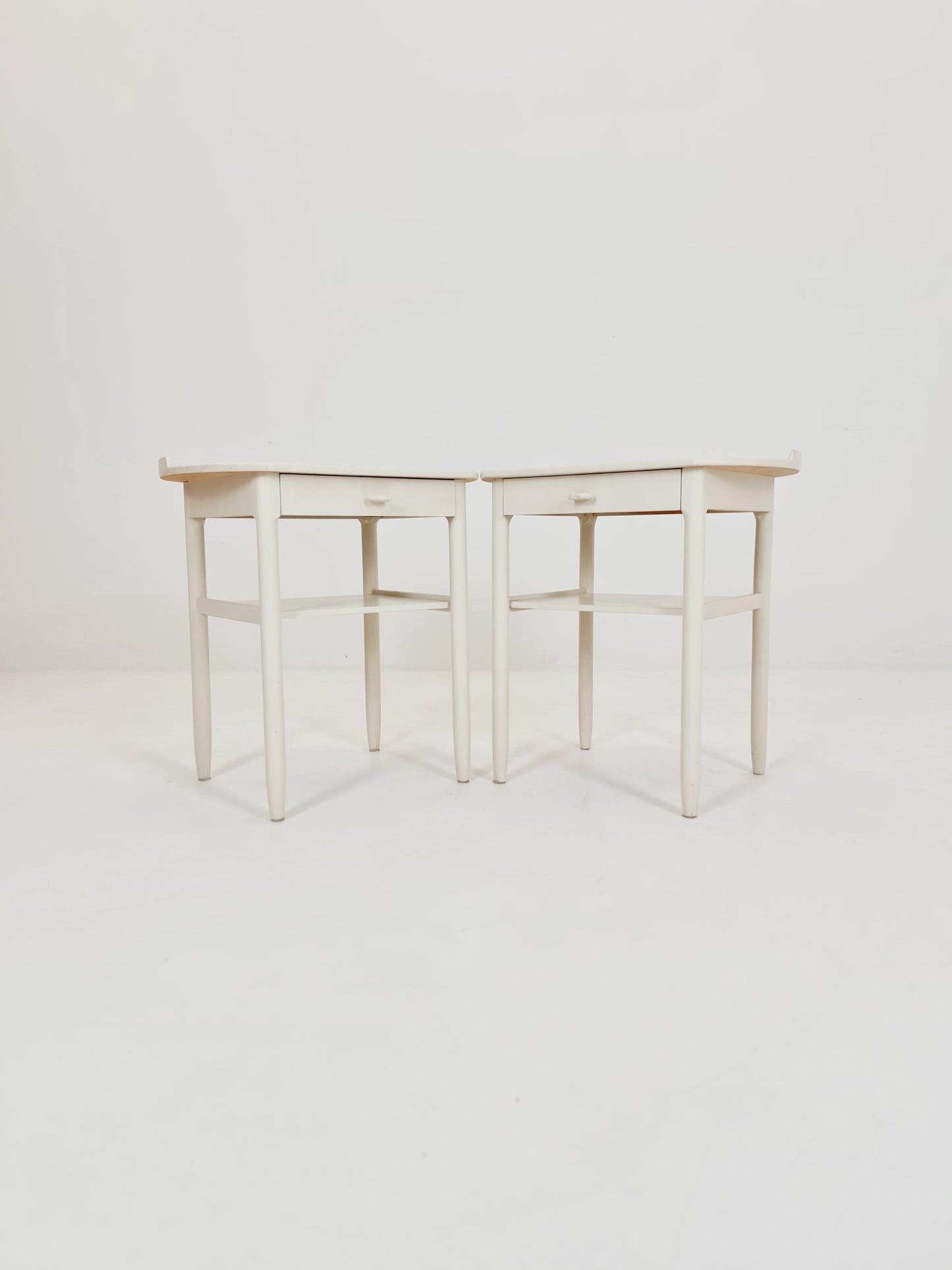 Swedish nightstands mid century design by Bertil Fridhagen for Bodafors ,1960