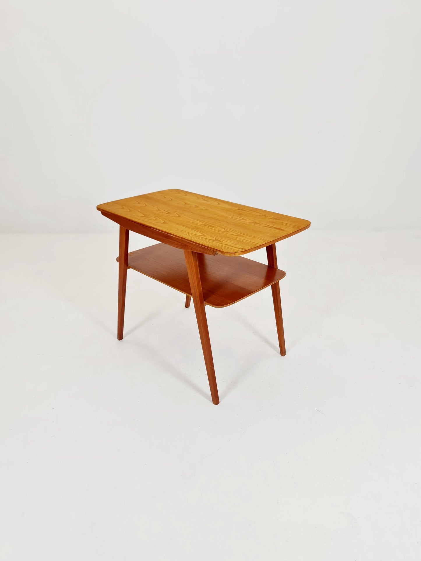 German Mid century Ash Coffe table, side tables by Else Möbelfabrik, 1960s