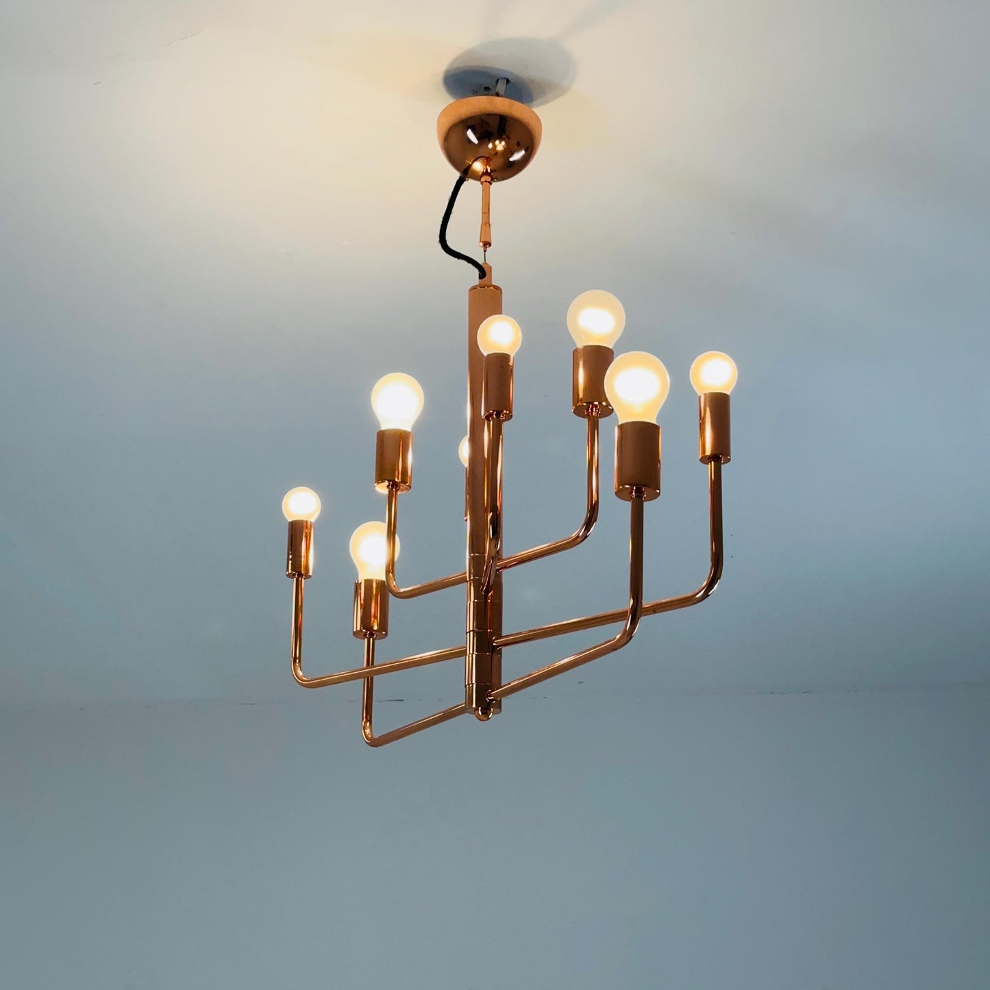 Iconic “Random” ceiling lamp in copper by Katarina Dahl for Ryden's contemporary