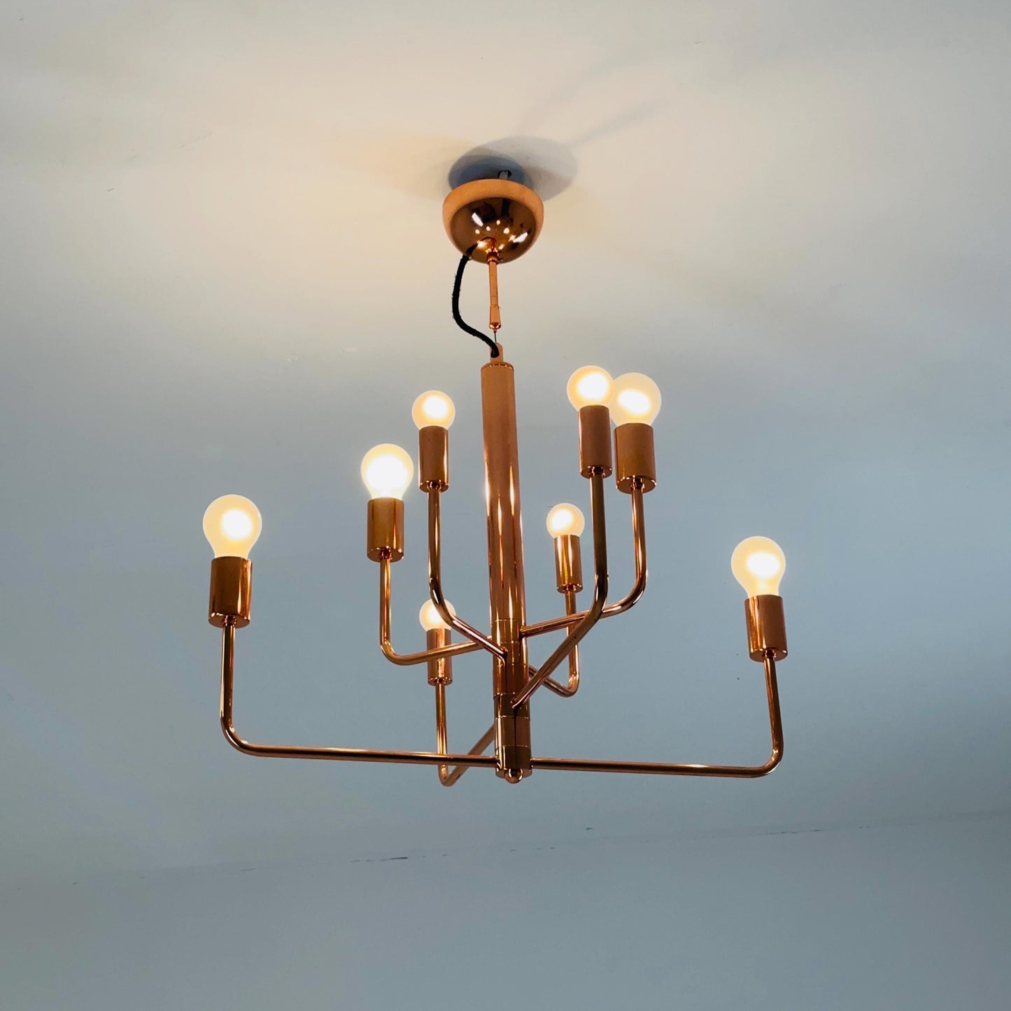 Iconic “Random” ceiling lamp in copper by Katarina Dahl for Ryden's contemporary