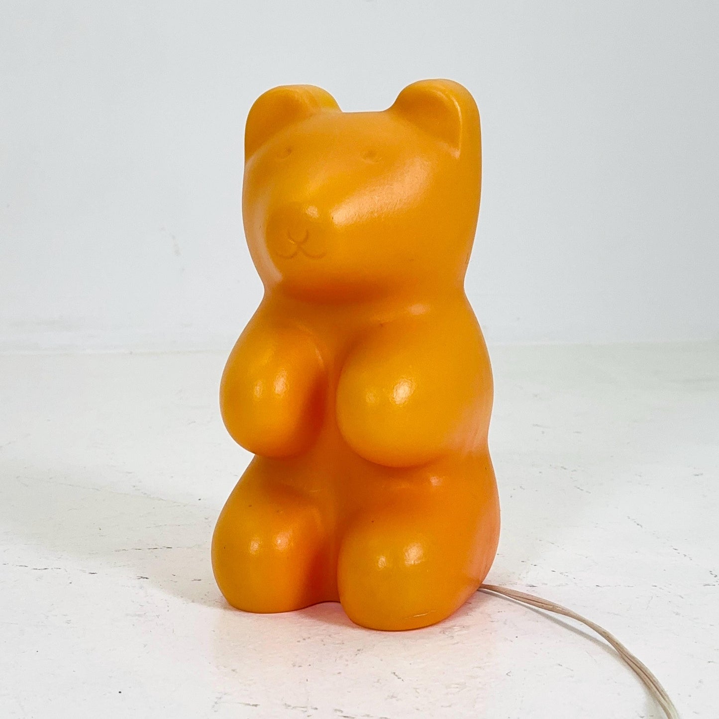 Space age retro teddy bear table lamp by Heico Germany 1980s