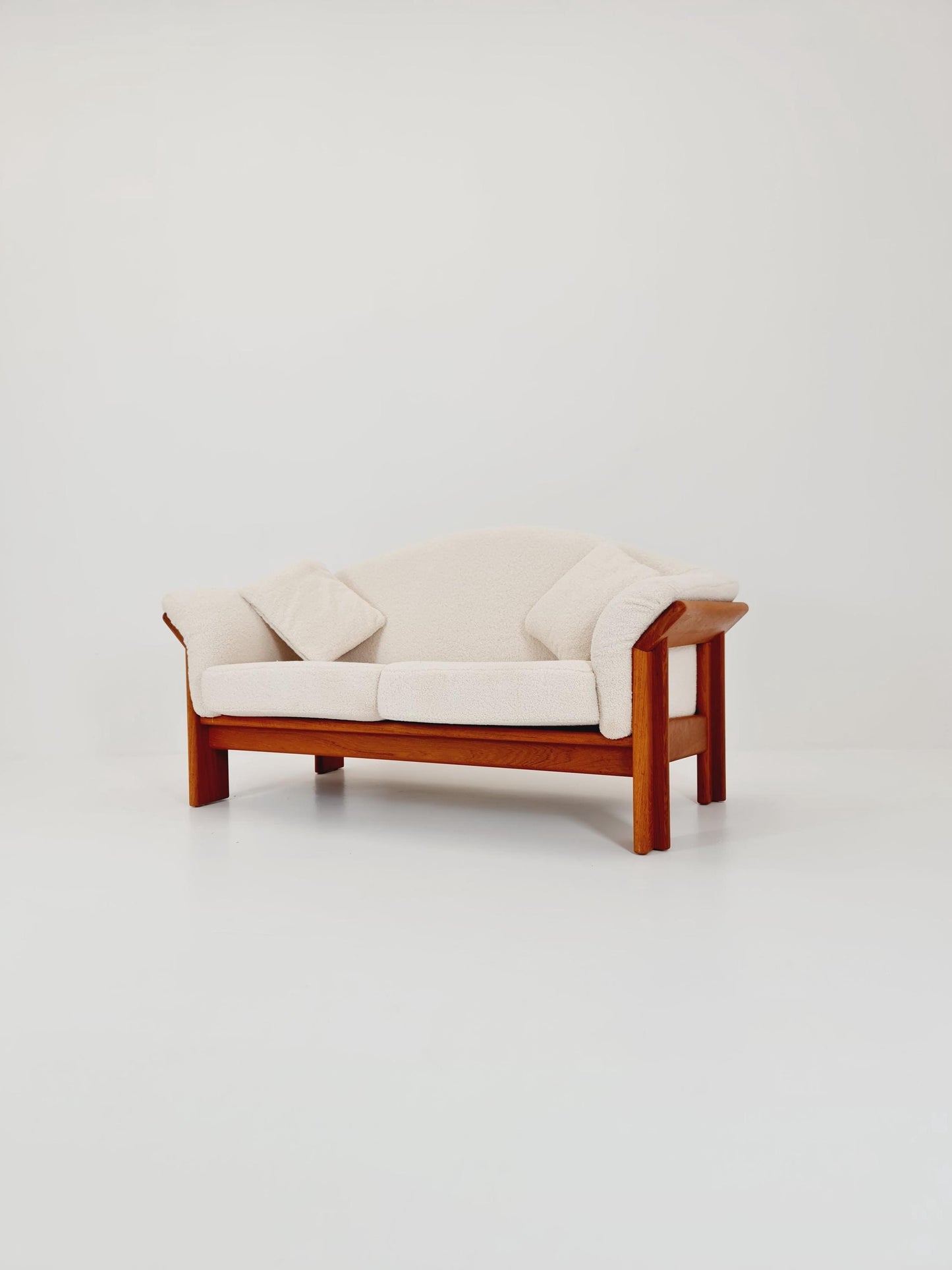 Mid-century Rare Danish teak lounge sofa 2 -Seater ,By Silkborg 1970s