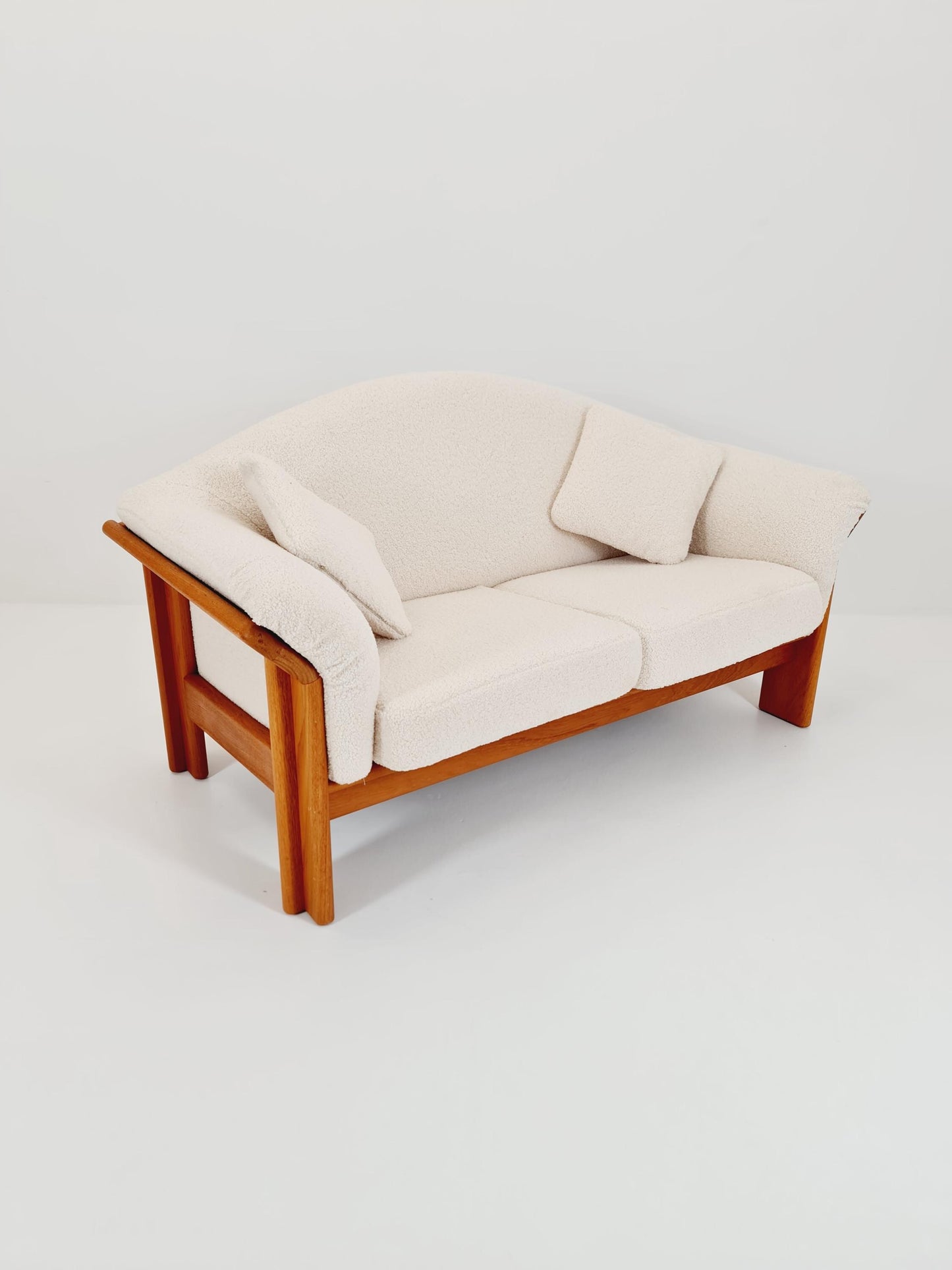 Mid-century Rare Danish teak lounge sofa 2 -Seater ,By Silkborg 1970s