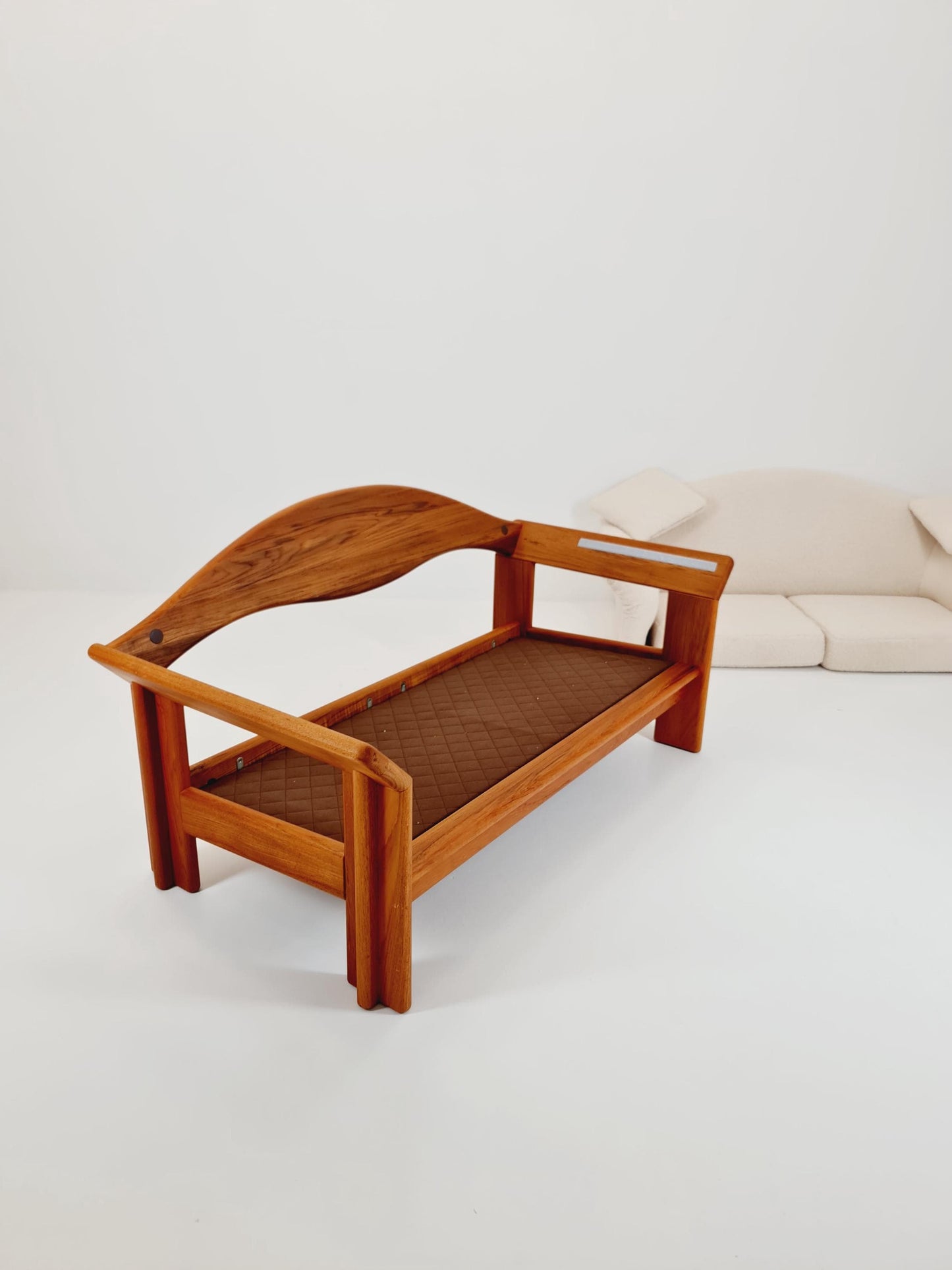 Mid-century Rare Danish teak lounge sofa 2 -Seater ,By Silkborg 1970s
