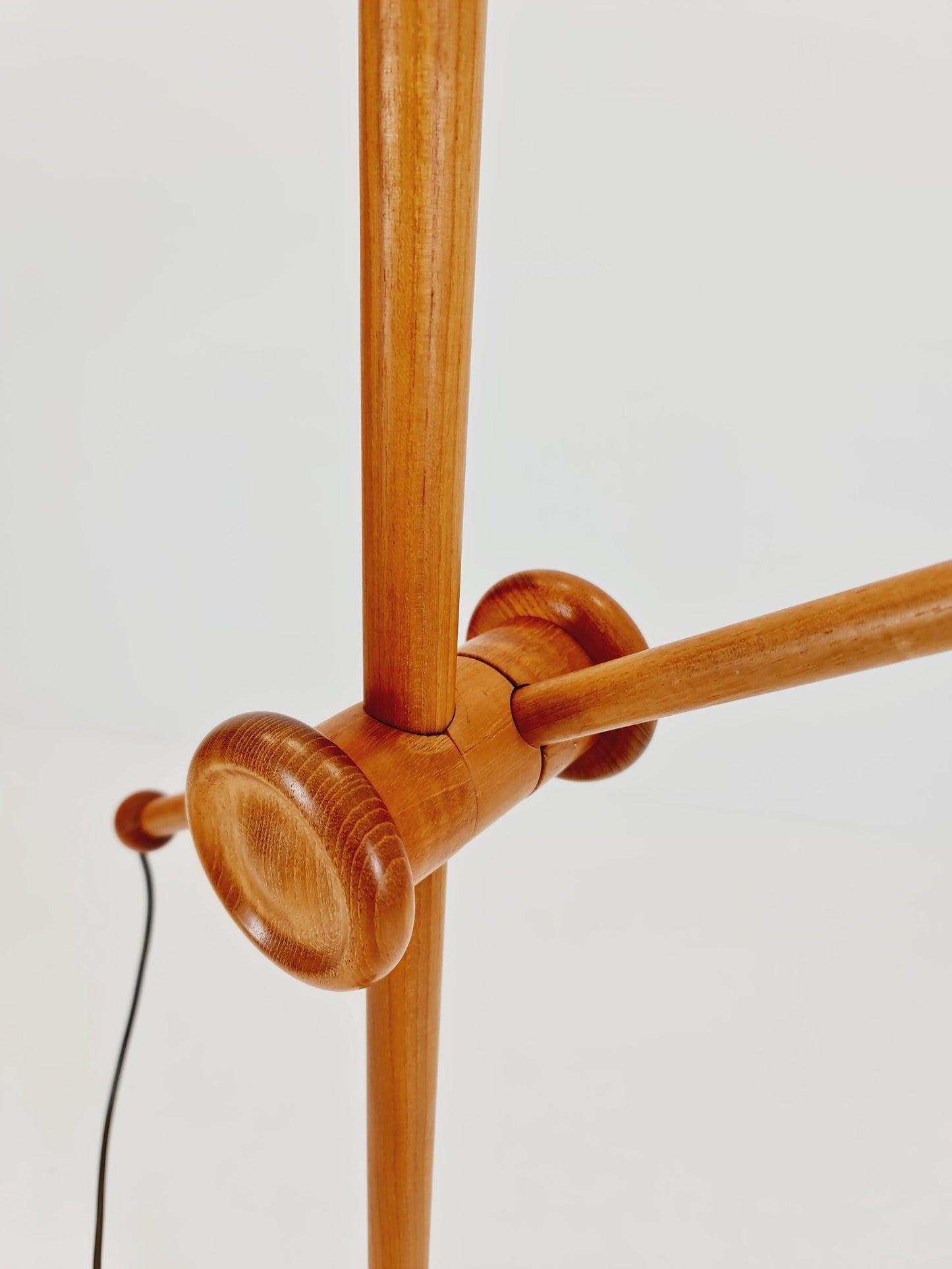 Vintage Danish Teak floor lamp by DOMUS 1970s