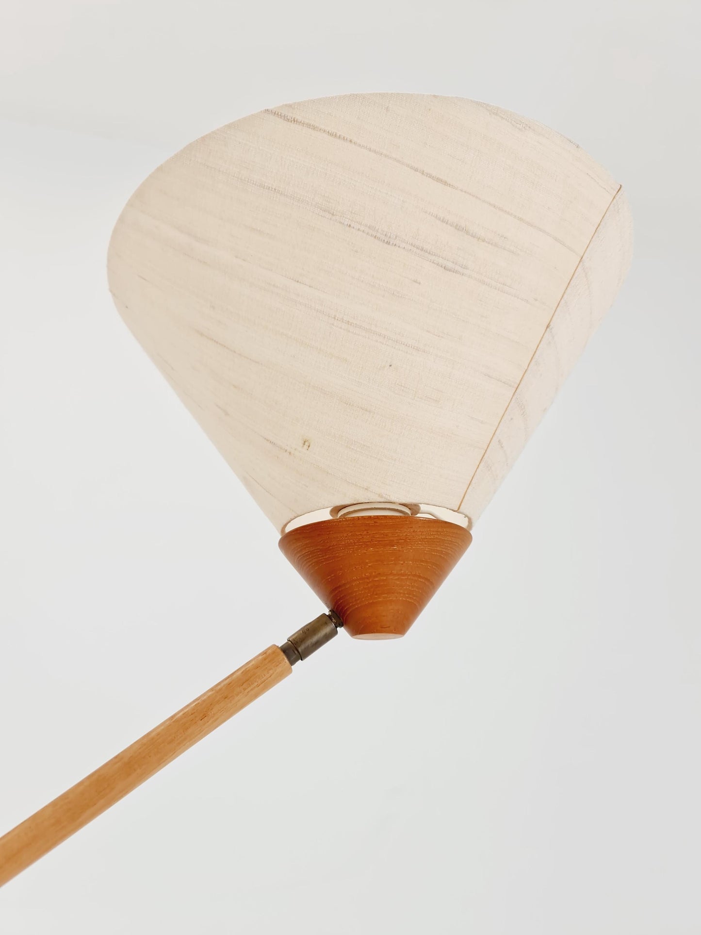 Vintage Danish Teak floor lamp by DOMUS 1970s