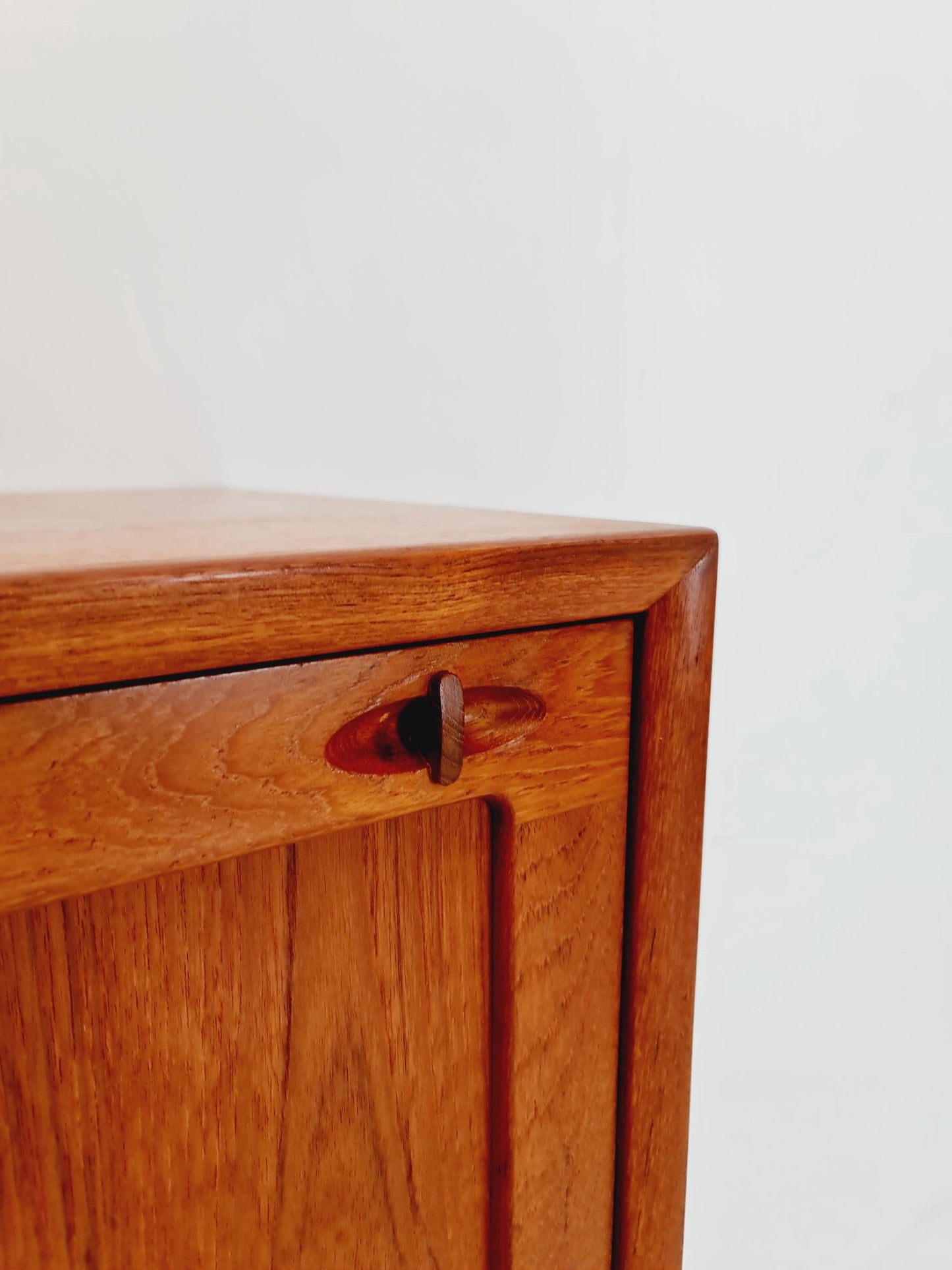 Midcentury Danish chest of drawers Teak , cabinet By Bramin Denmark , 1960s