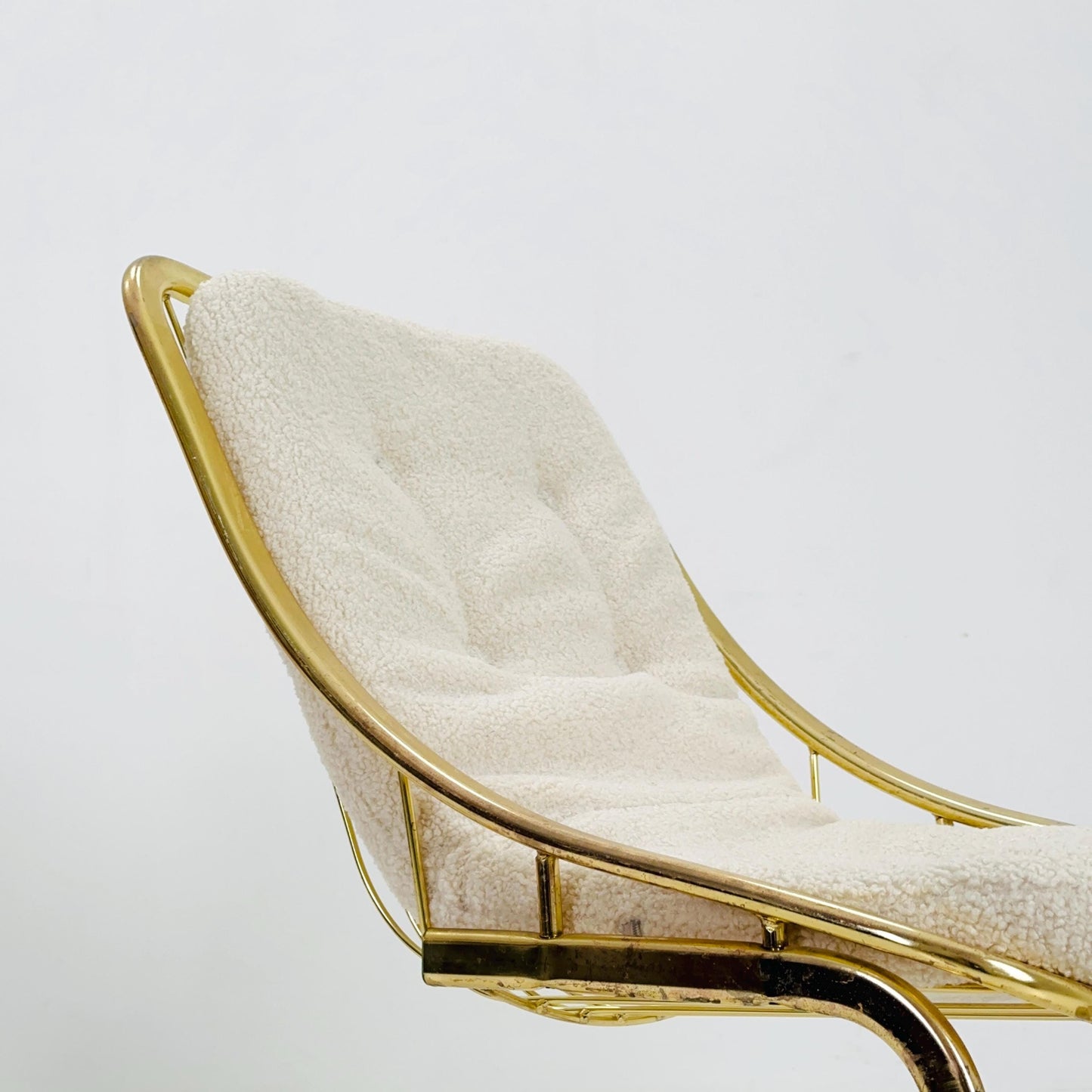 Set of 2 Mid century chrome Dining Chairs by Gastone Rinaldi, Italy, 1970s