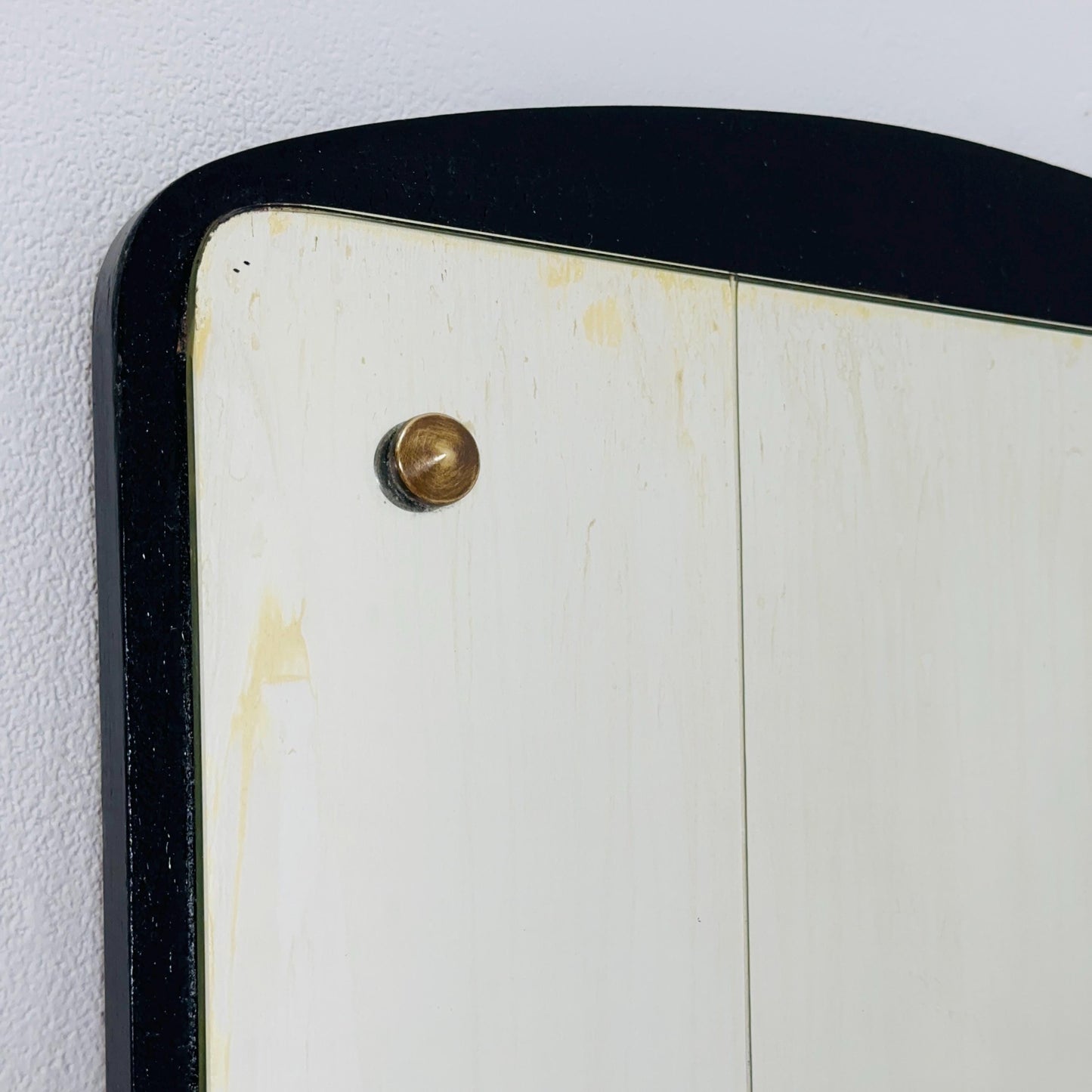 Kristall Mid Century asymmetric wall Mirror by lenzgold Nieren Spiegel - Kidney mirror 1960s rockabilly Germany