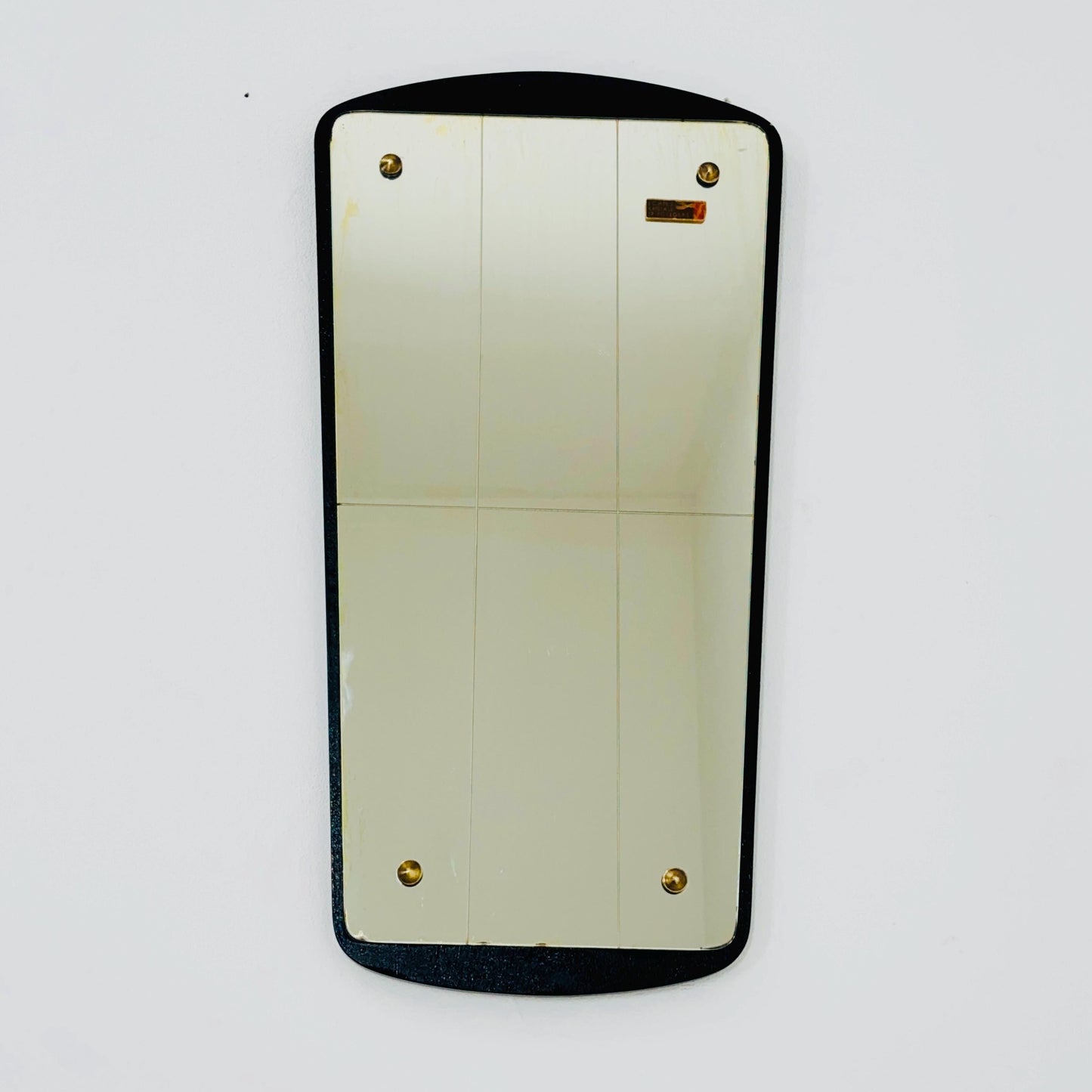 Kristall Mid Century asymmetric wall Mirror by lenzgold Nieren Spiegel - Kidney mirror 1960s rockabilly Germany