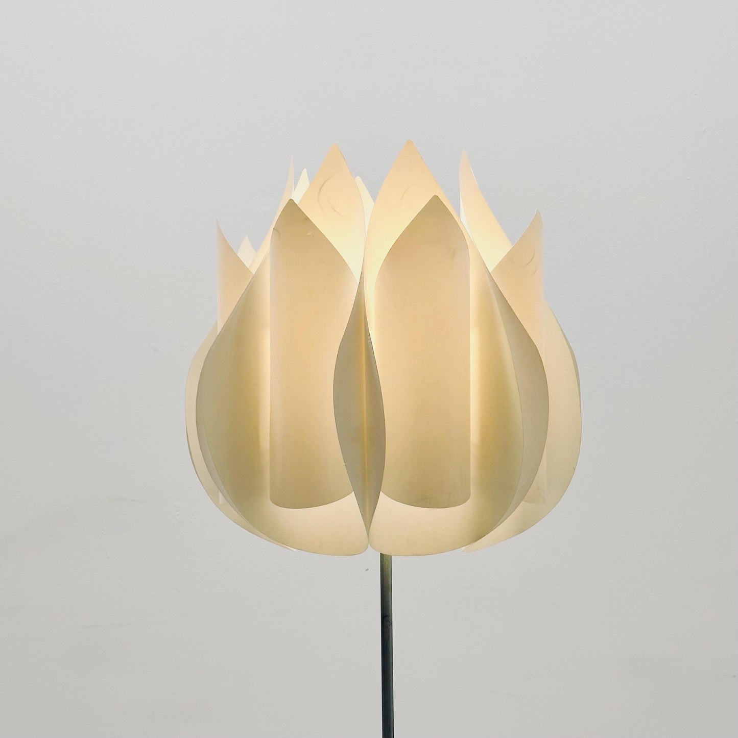 Mid century floor lamp designed by Flemming Brylle & Prenen Jacobsen from Denmark.