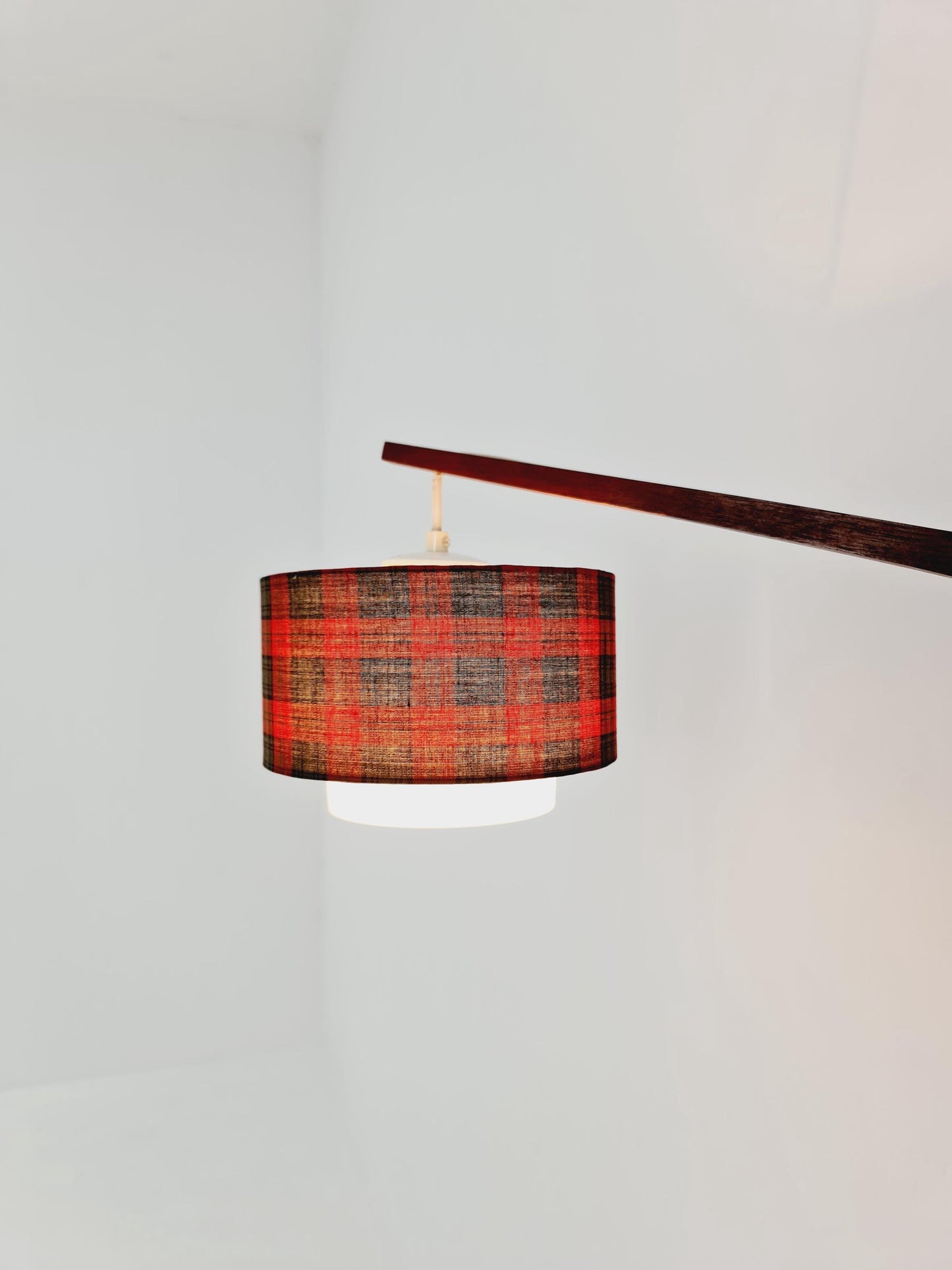 Danish Teak wall Lamp with nice Shade 1960s