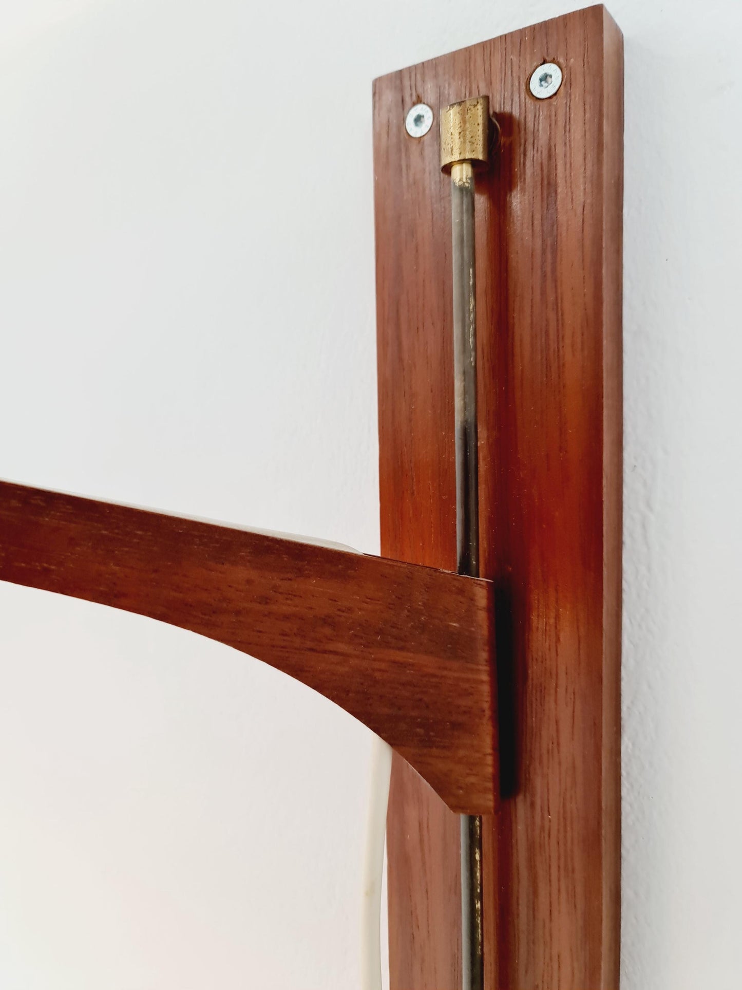 Danish Teak wall Lamp with nice Shade 1960s