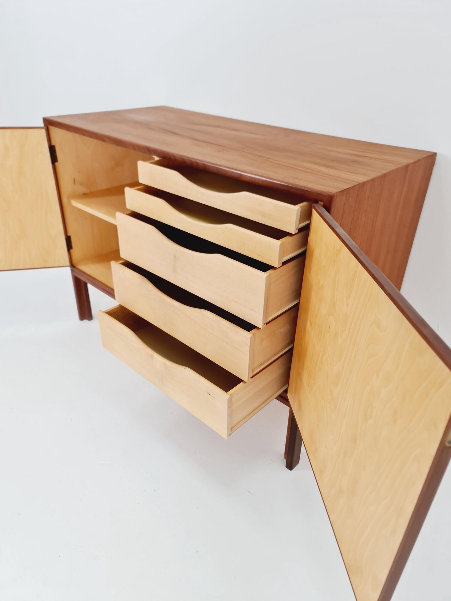 Mid-century Danish vintage Teak hallway cabinet, sideboard, 1960s