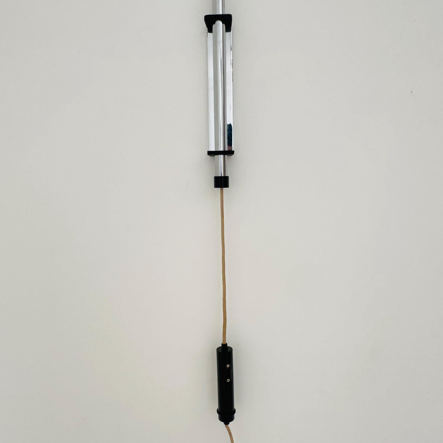 Mid century Wall-Mounted Adjustable Pendant Lamp | Height & Length | Bauhaus design, 1980s Italy