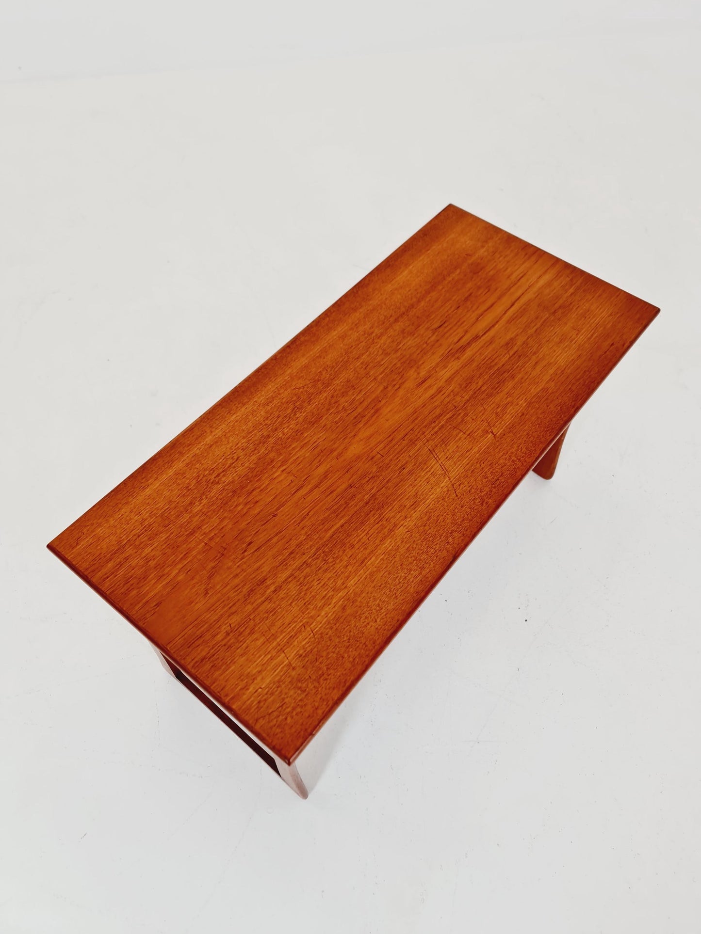 Midcentury Danish teak coffee side table, 1960s