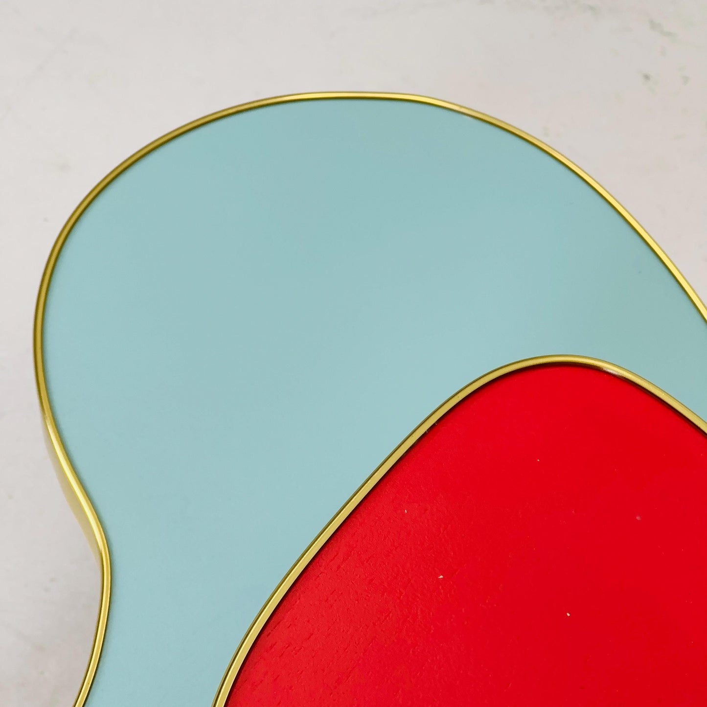 BIG 1950s German Plant Stand, Colorful Vintage Mid-Century Minimalist Indoor Plant Stand Side Table Retro flower table