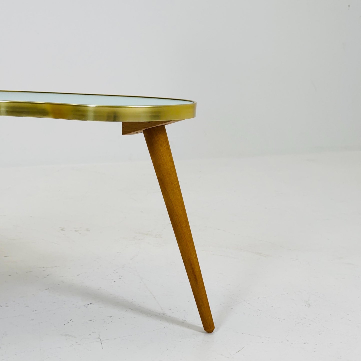 BIG 1950s German Plant Stand, Colorful Vintage Mid-Century Minimalist Indoor Plant Stand Side Table Retro flower table