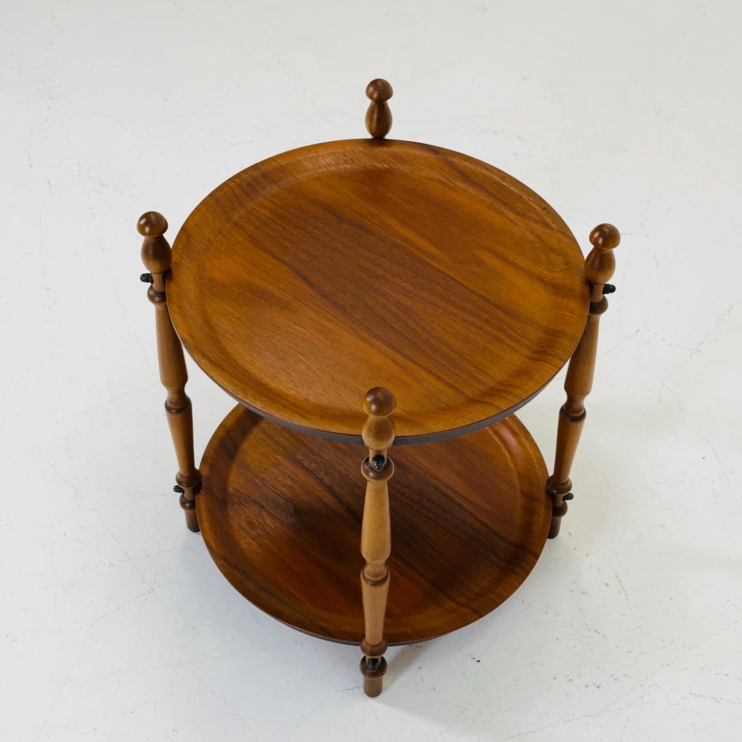 Mod century Modern Danish Round Teak Side table - 1960s
