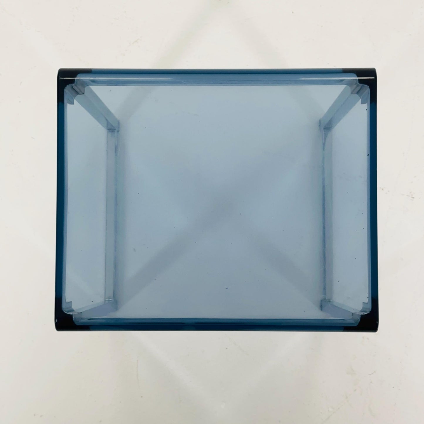 Blue Space Age side table by Marc Berthier for Prisunic, 1970s