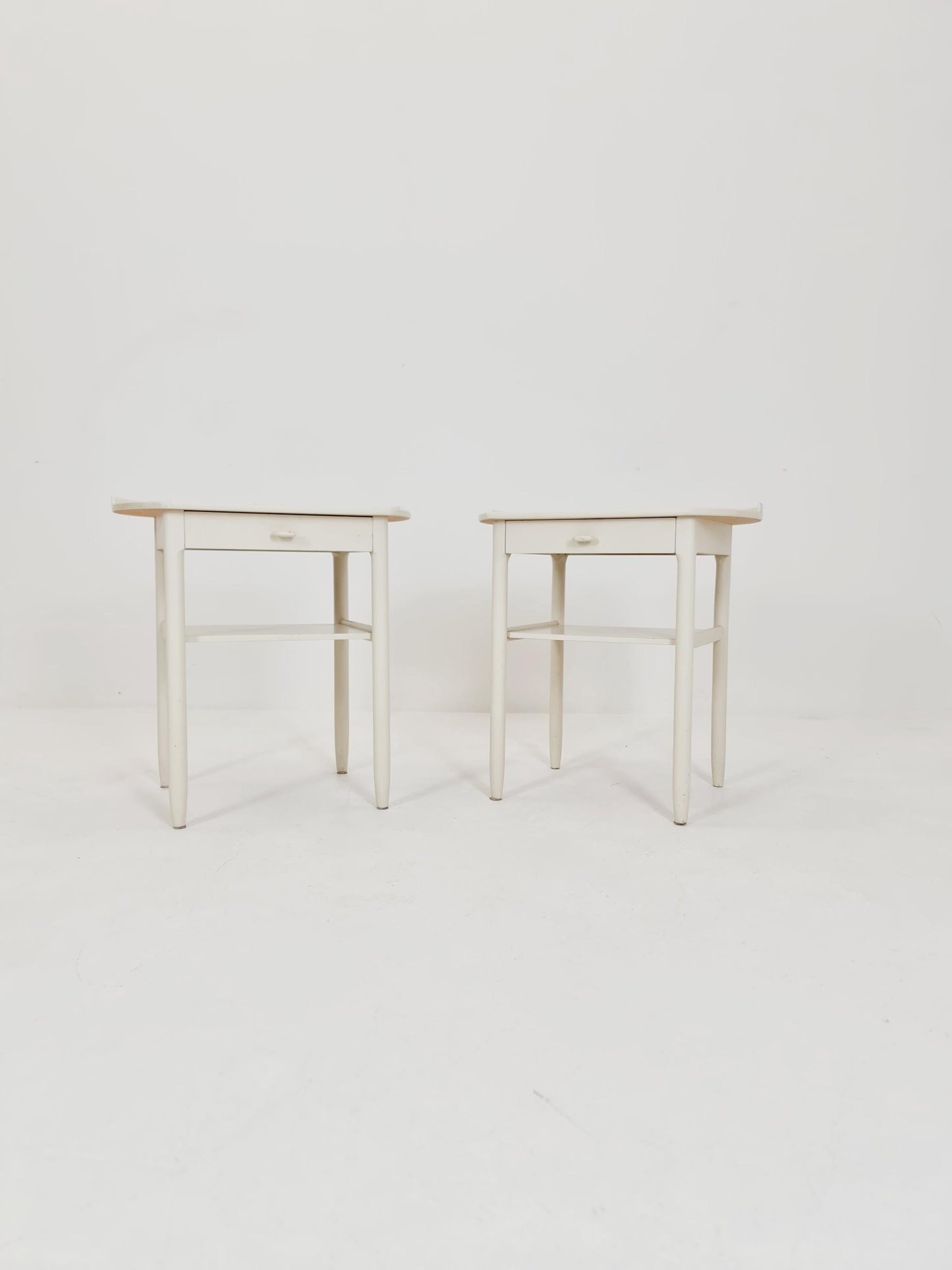 Swedish nightstands mid century design by Bertil Fridhagen for Bodafors ,1960