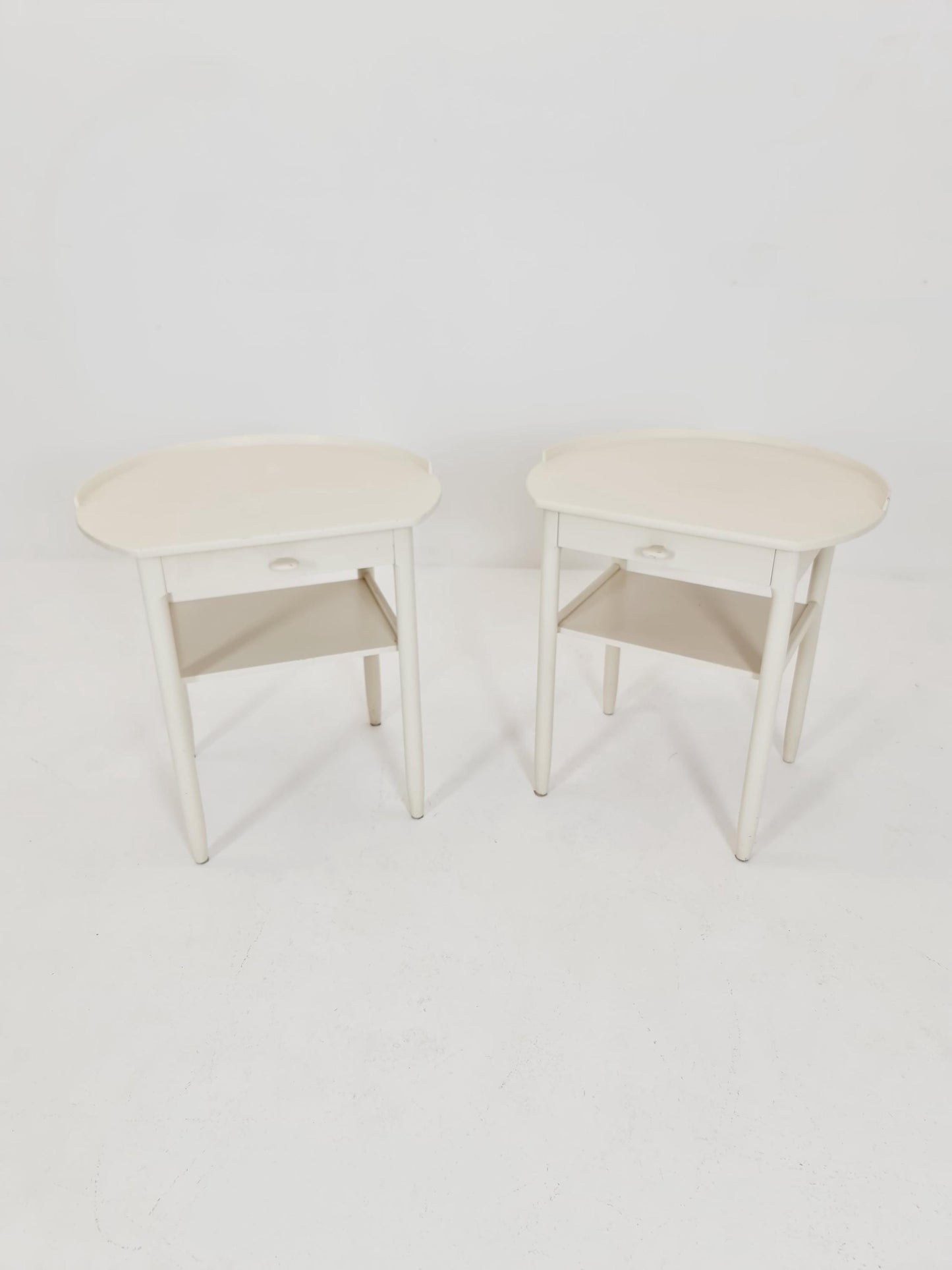 Swedish nightstands mid century design by Bertil Fridhagen for Bodafors ,1960