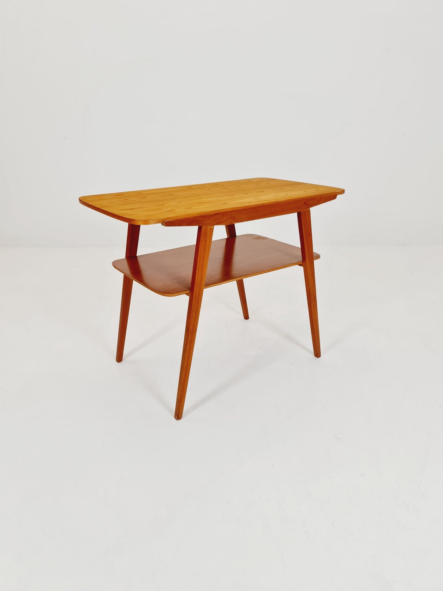 German Mid century Ash Coffe table, side tables by Else Möbelfabrik, 1960s