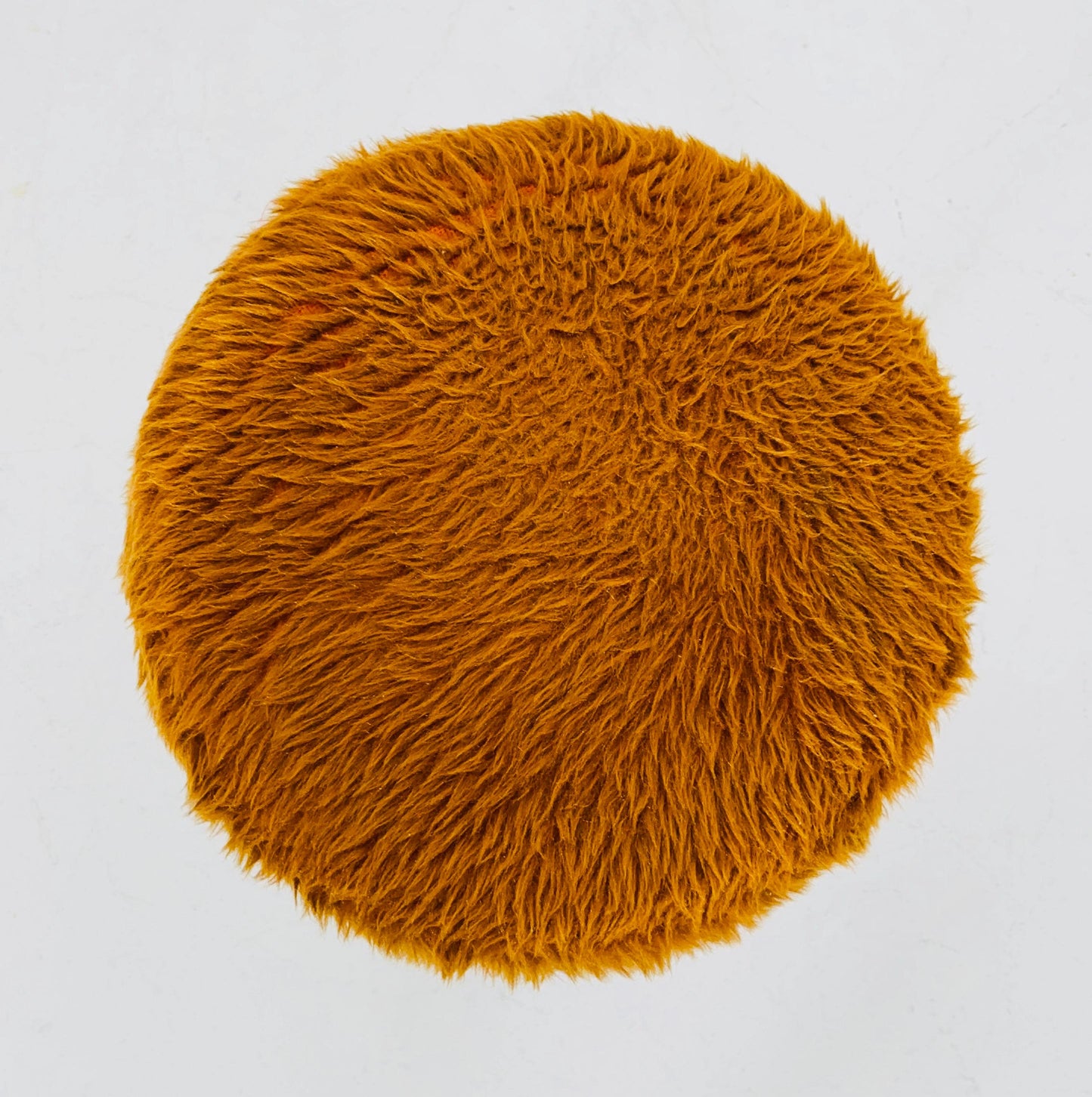 Mid-Century Plush Tripod Stool by VEB Elektroinstallation Deutschneudorf, 1960s Germany