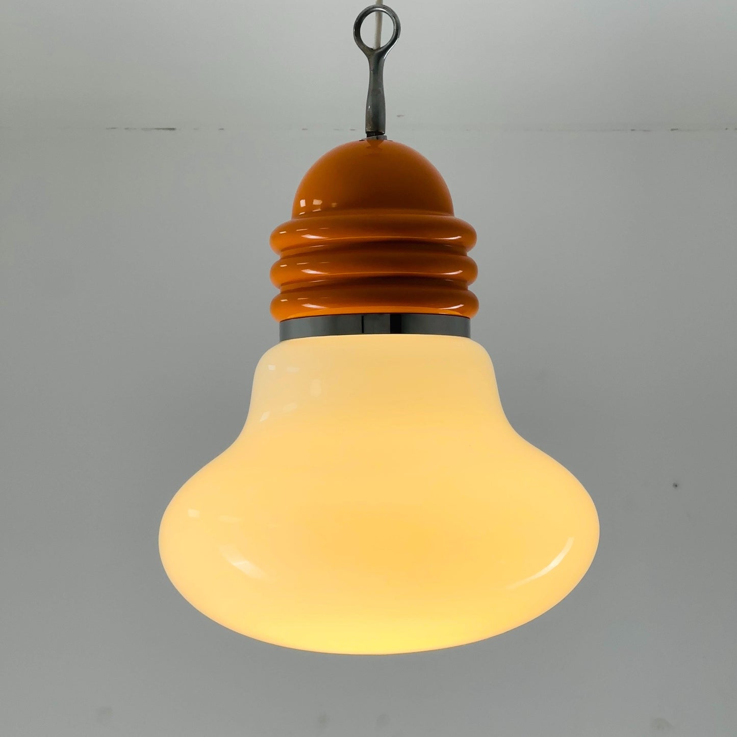Mid century pop art Arianna Bulb Cwiling pendant Lamp by Piero Brombin for Artemide,Italy 1960s