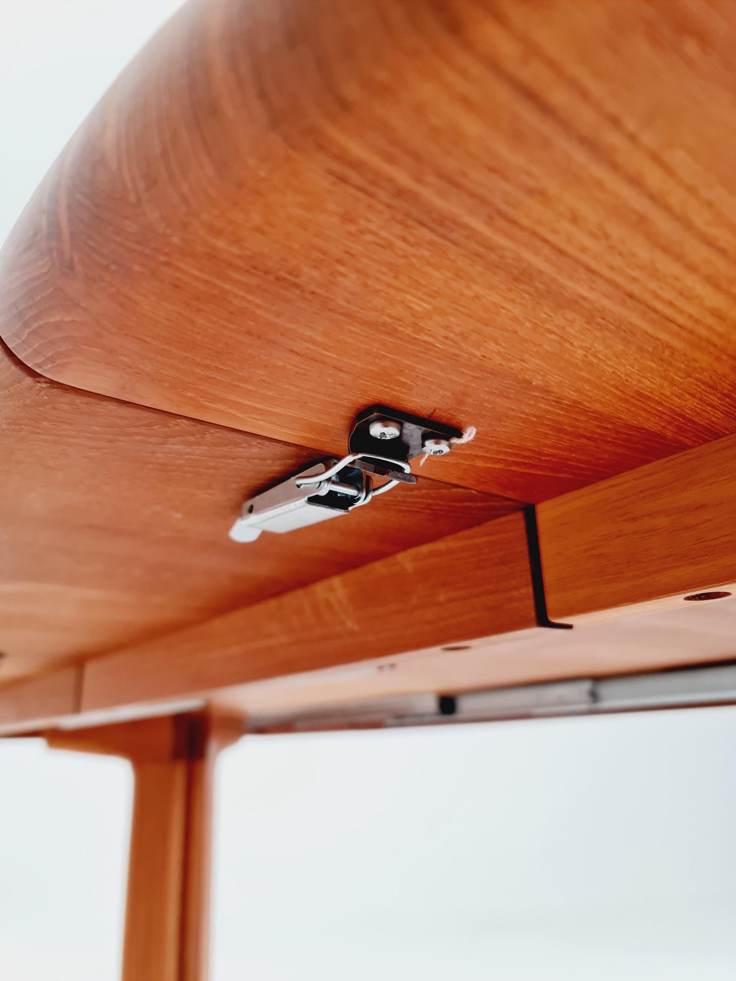 Mid century extendable Danish Modern Solid Teak dining table by Glostrup , 1970s