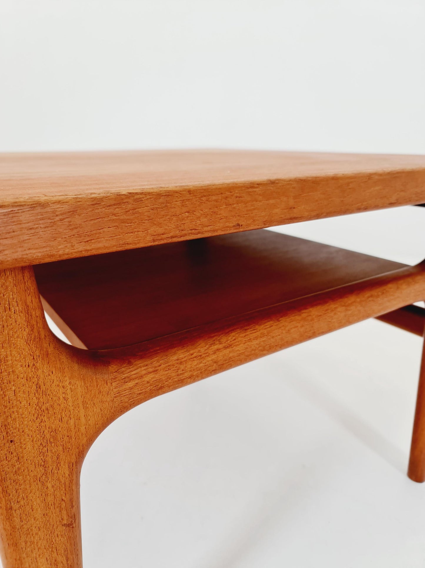 Danish Teak solid coffee table/ side table By Niels Bach for Randers Möbel, 1960s