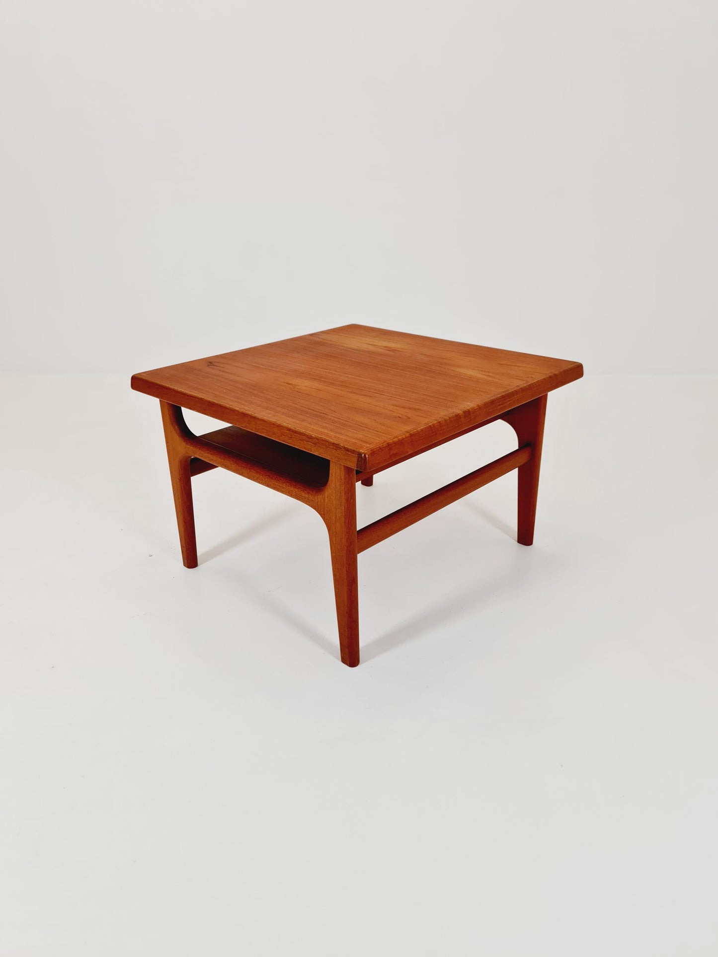 Danish Teak solid coffee table/ side table By Niels Bach for Randers Möbel, 1960s