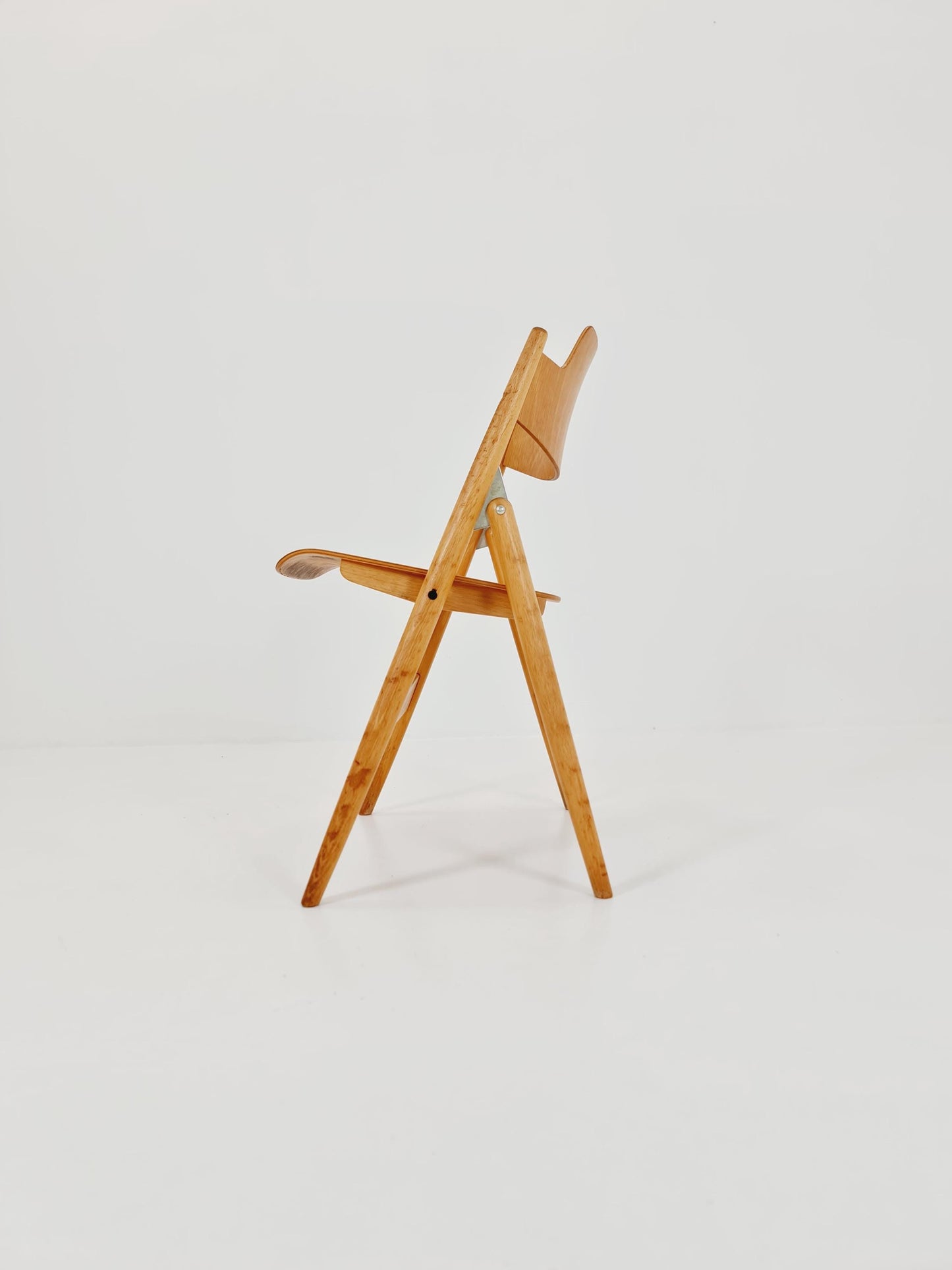 Austrian folding chair model SE18 by Egon Eiermann for Wilde & Spieth, 1950s