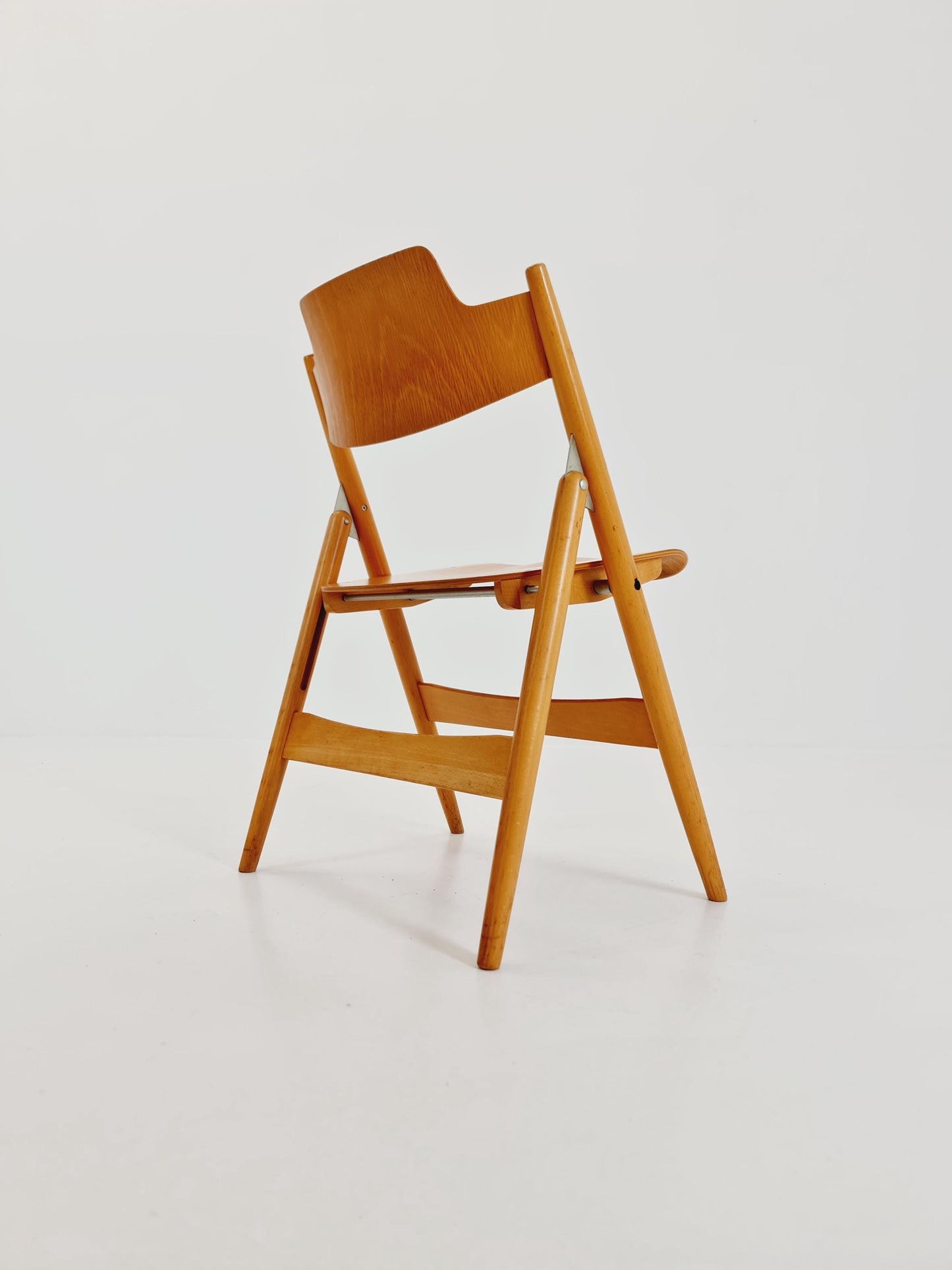 Austrian folding chair model SE18 by Egon Eiermann for Wilde & Spieth, 1950s
