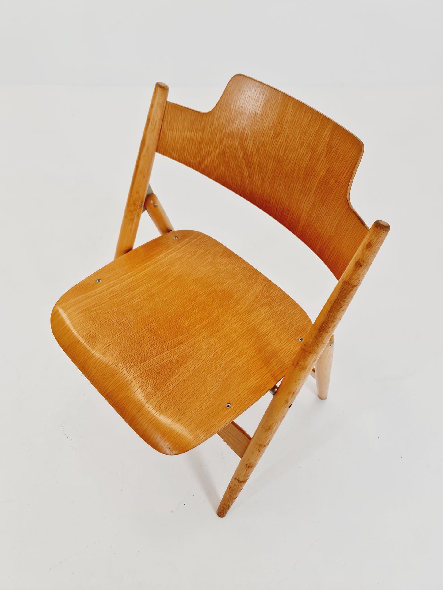 Austrian folding chair model SE18 by Egon Eiermann for Wilde & Spieth, 1950s