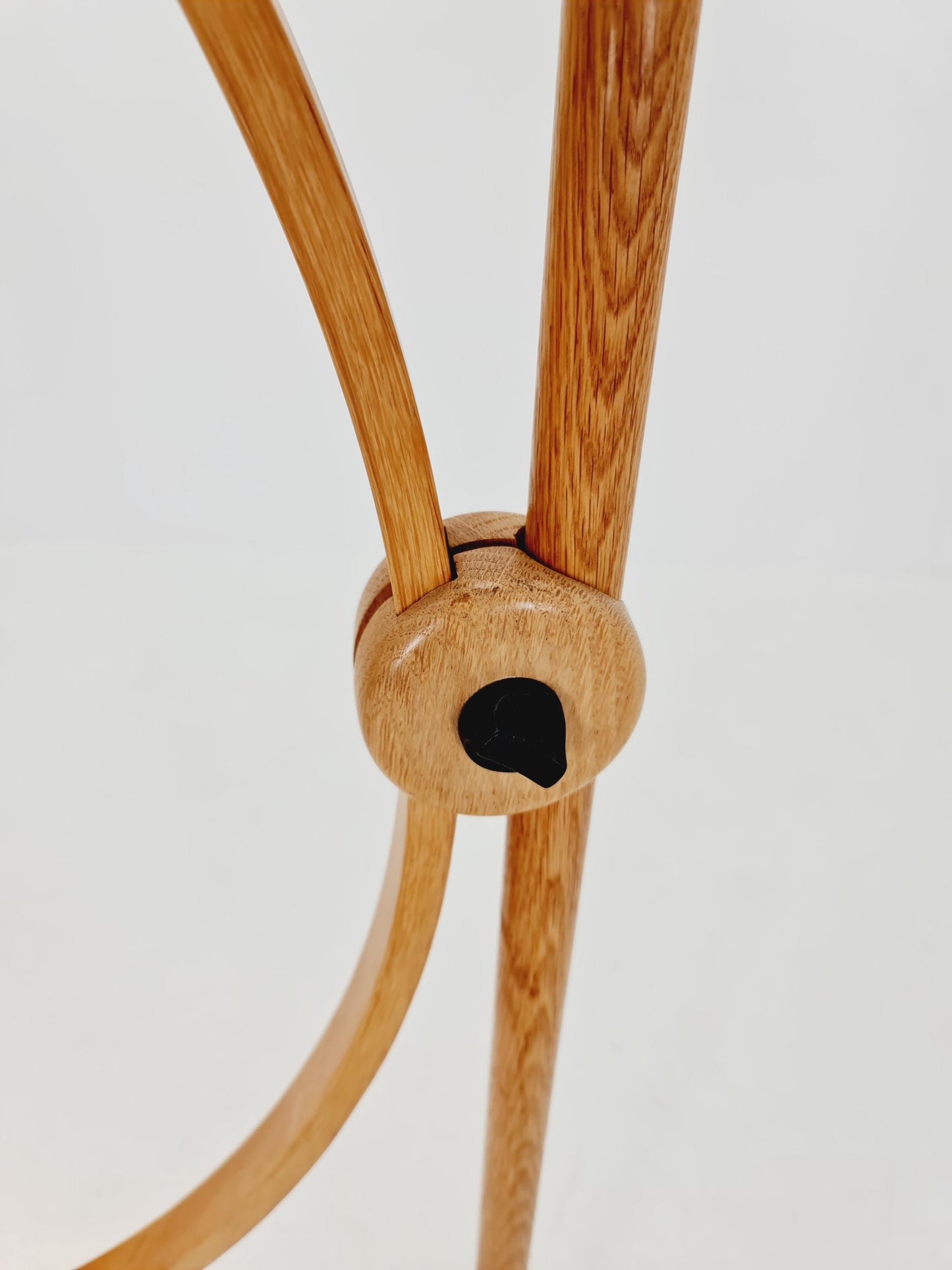 Vintage Danish Oak floor lamp by DOMUS 1970s