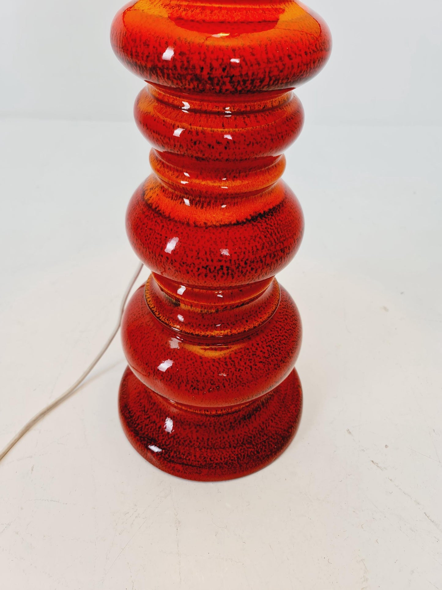 Mid century ceramic handmade floor lamp 1960s Germany