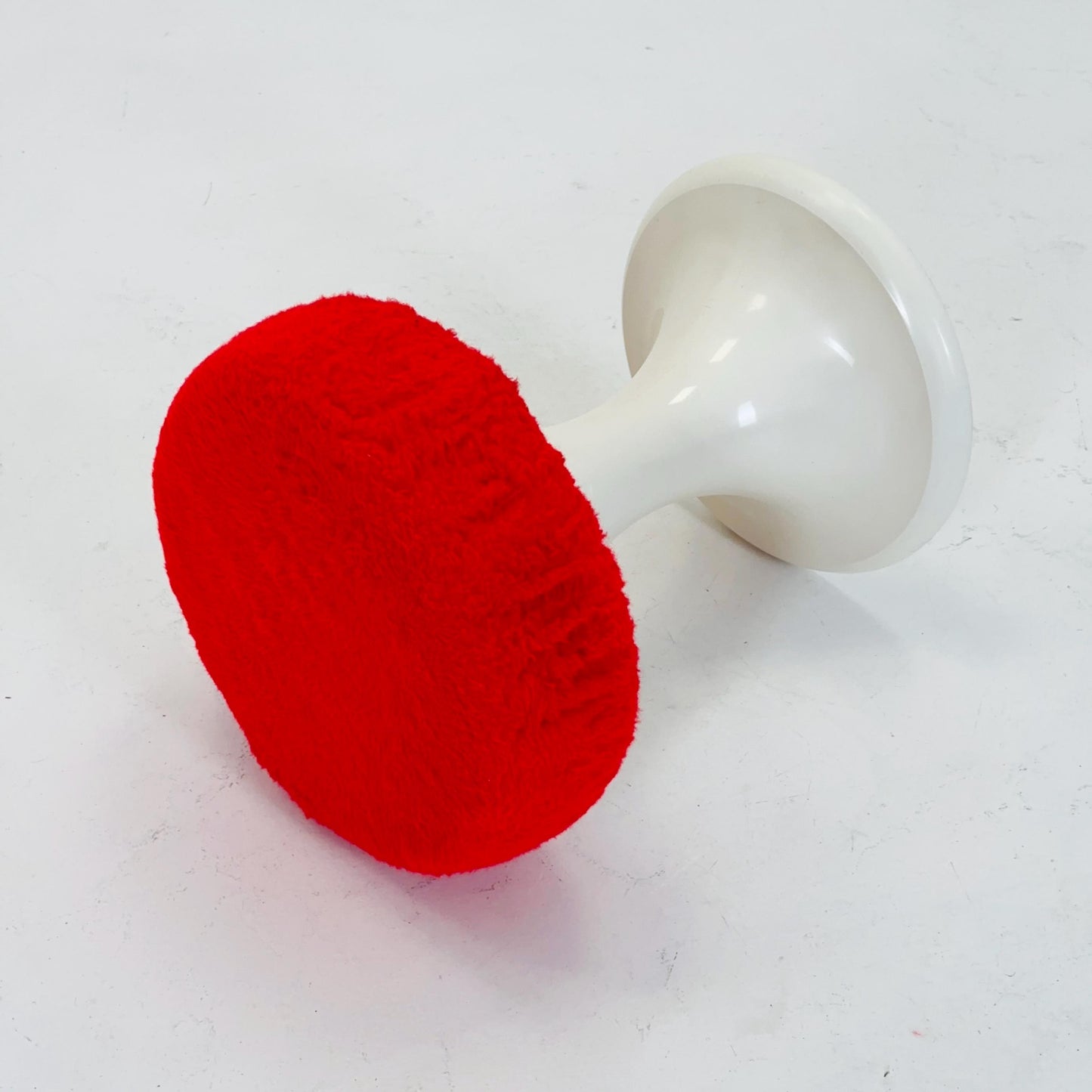 Space age white and red Emsa Tulip stool Germany 1970s