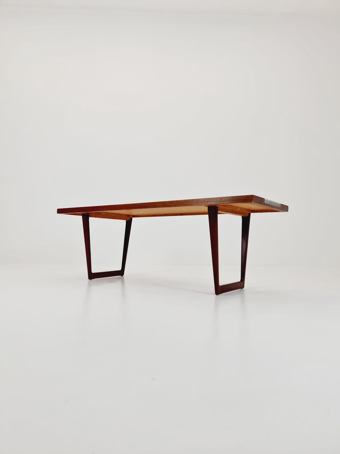Rare vintage Danish Teak mosaic coffee table from the 60s,